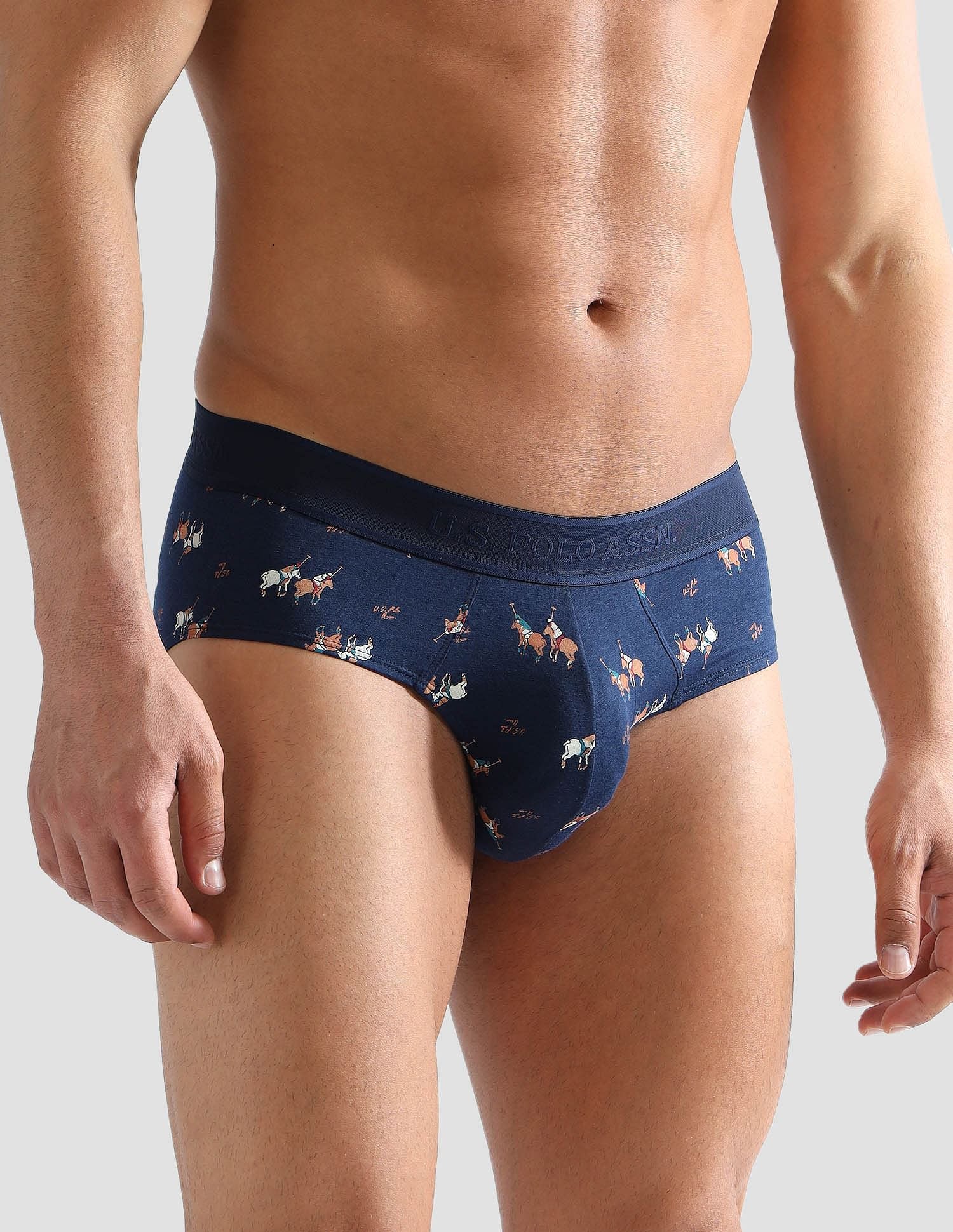 Elasticized Waist Printed PB005 Briefs - Pack of 1 - Image 4