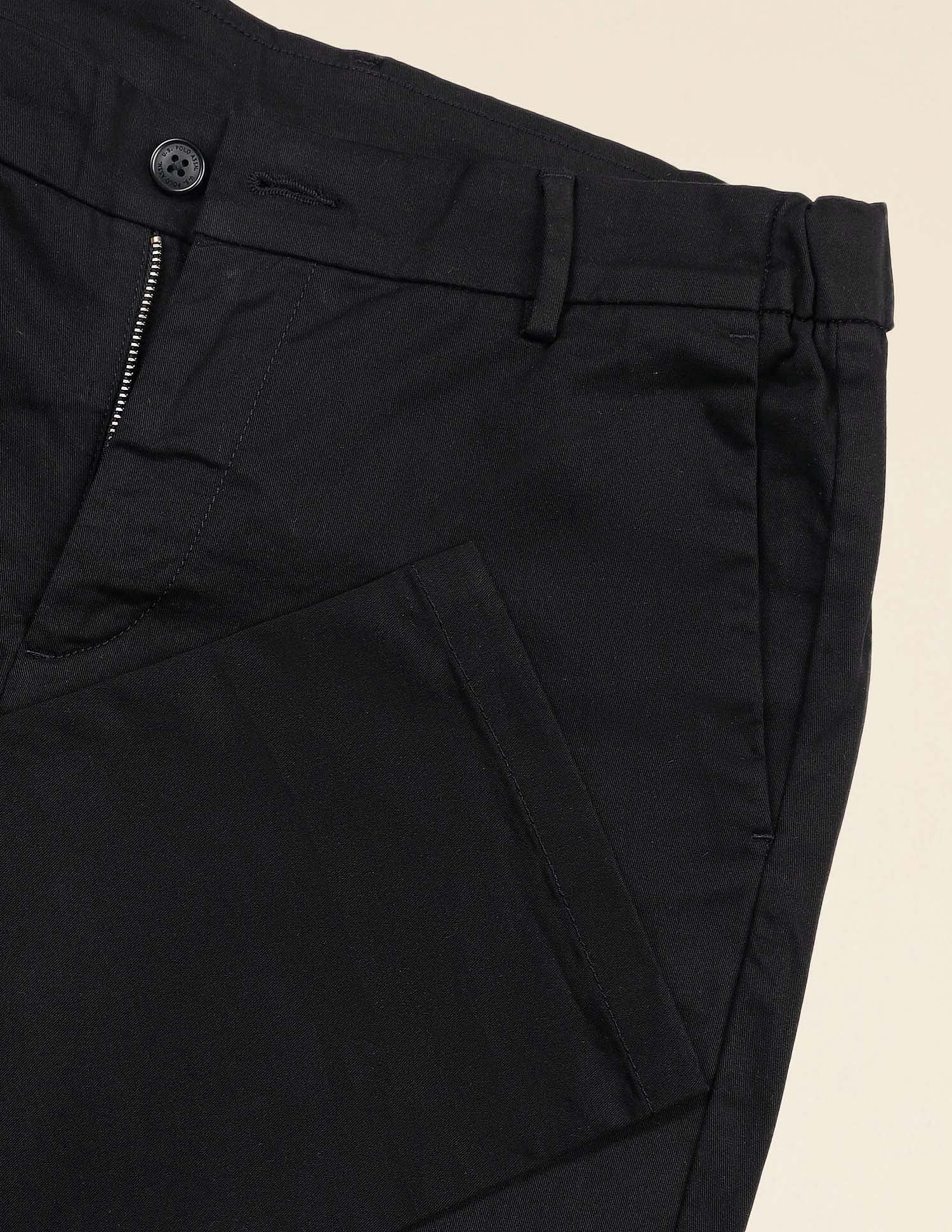 Elasticized Waist Slim Fit Trousers - Image 9