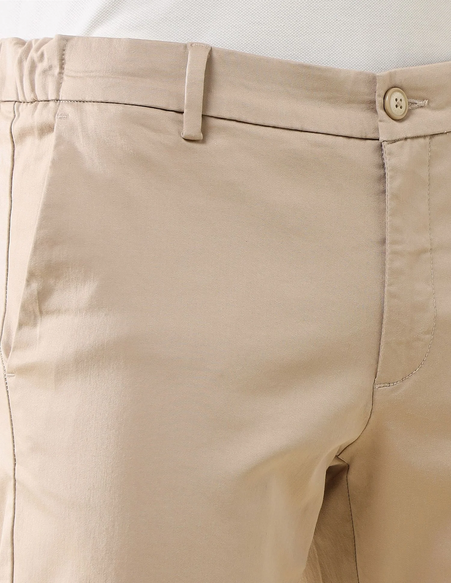 Elasticized Waist Slim Fit Trousers - Image 7