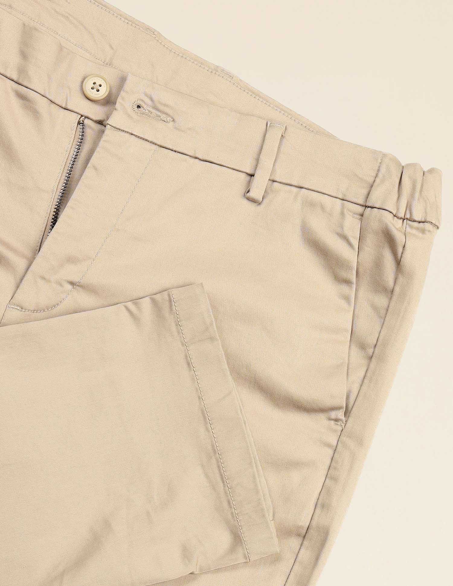 Elasticized Waist Slim Fit Trousers - Image 9