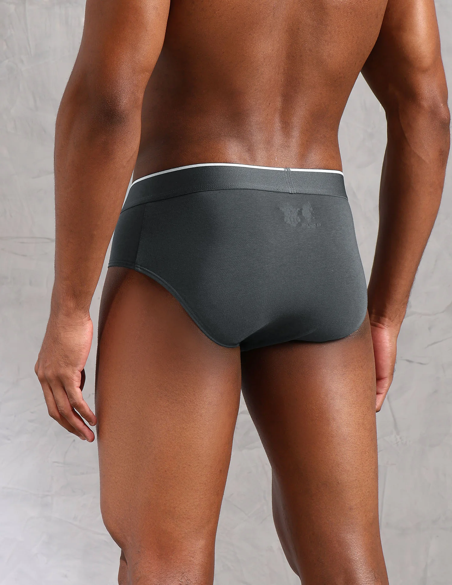 Elasticized Waist Solid EB004 Briefs - Pack Of 2 - Image 7