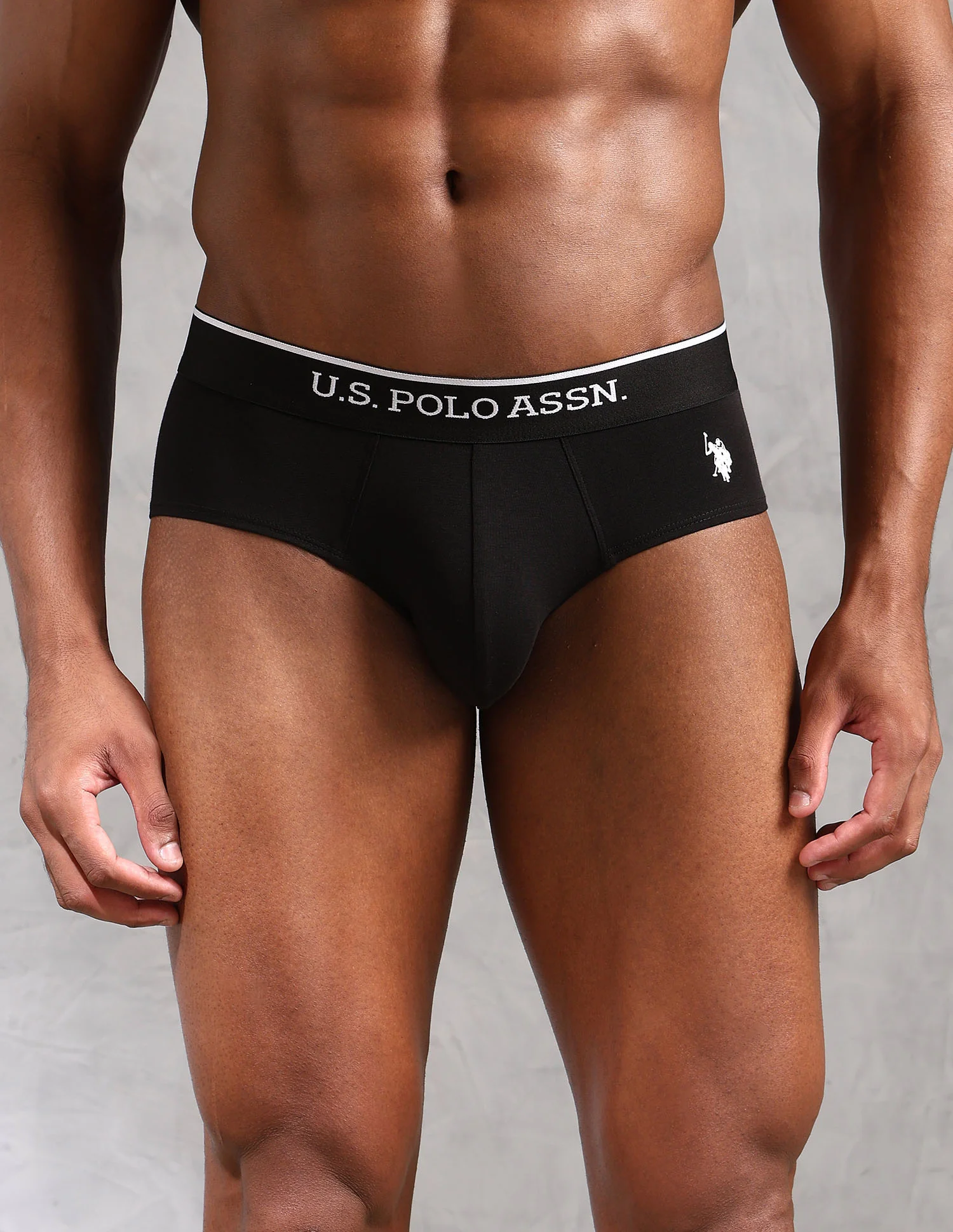 Elasticized Waist Solid EB004 Briefs - Pack Of 2 - Image 8
