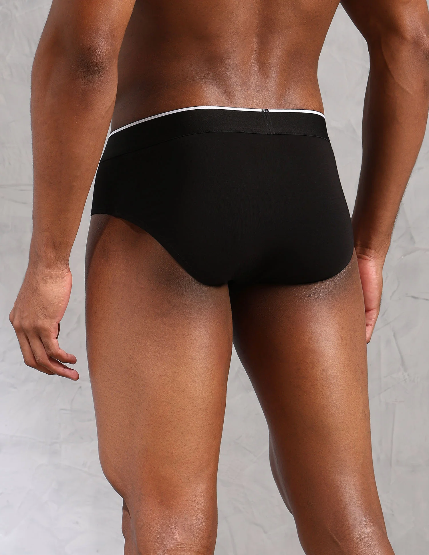 Elasticized Waist Solid EB004 Briefs - Pack Of 2 - Image 9