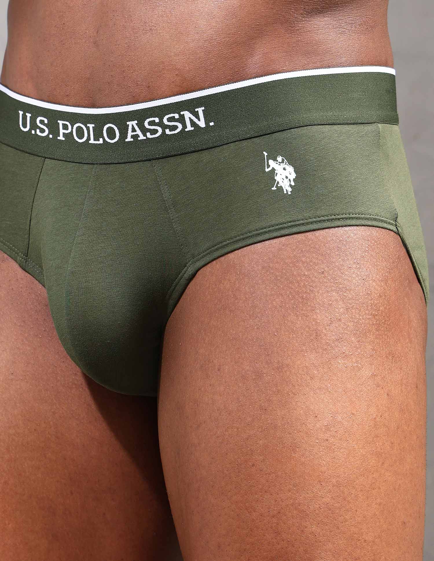 Elasticized Waist Solid EB004 Briefs - Pack Of 2 - Image 10