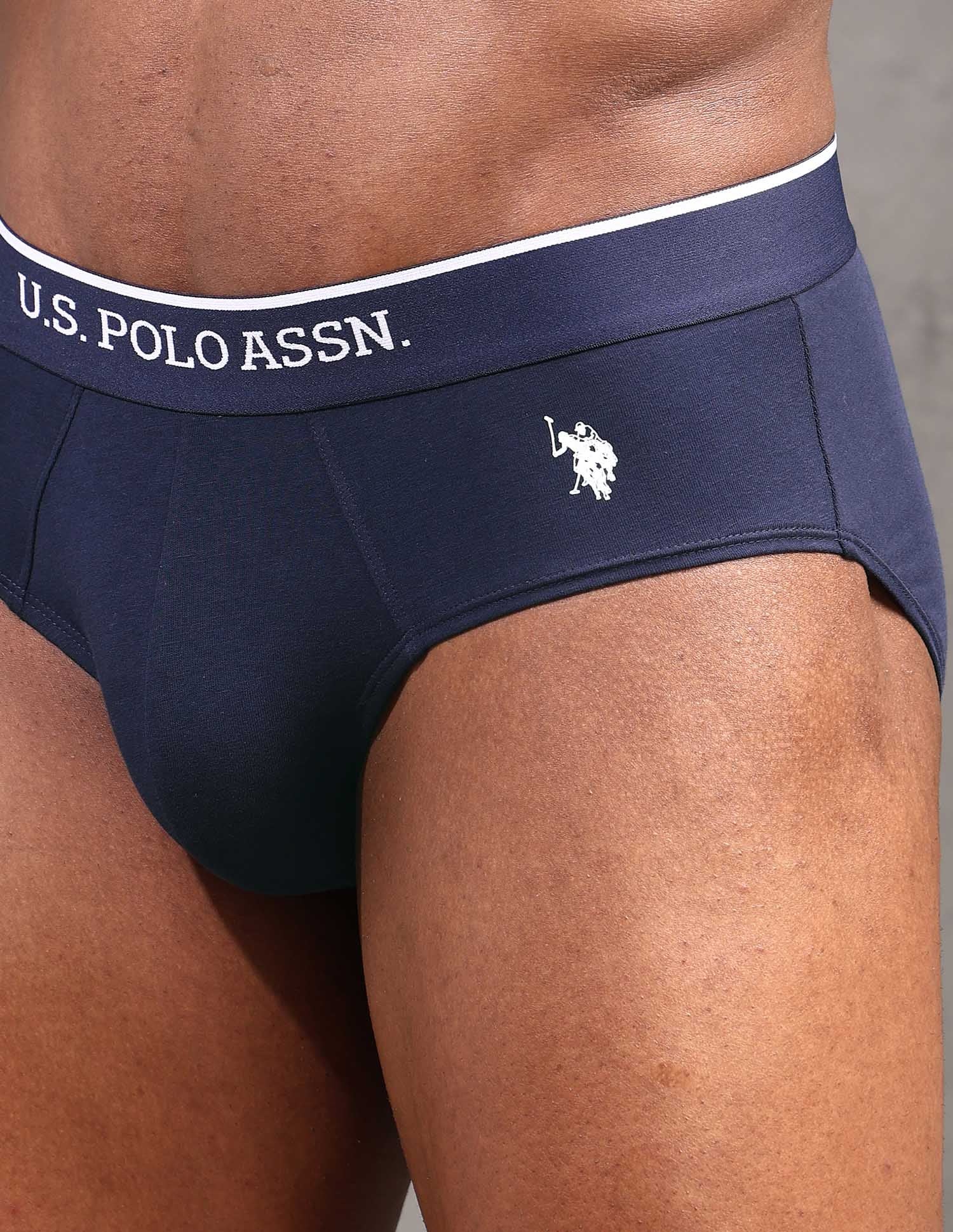 Elasticized Waist Solid EB004 Briefs - Pack Of 2 - Image 11