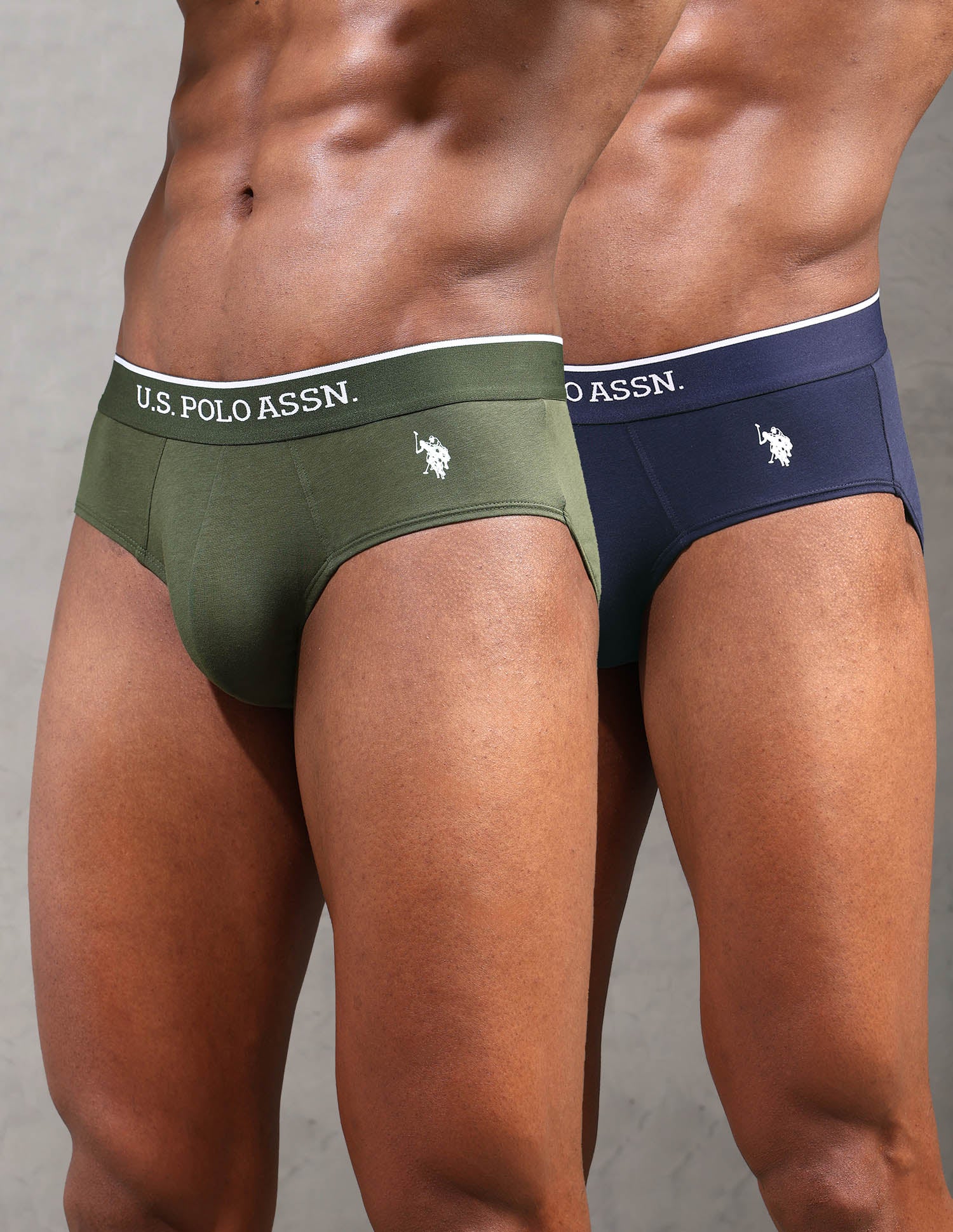 Elasticized Waist Solid EB004 Briefs - Pack Of 2 - Image 12