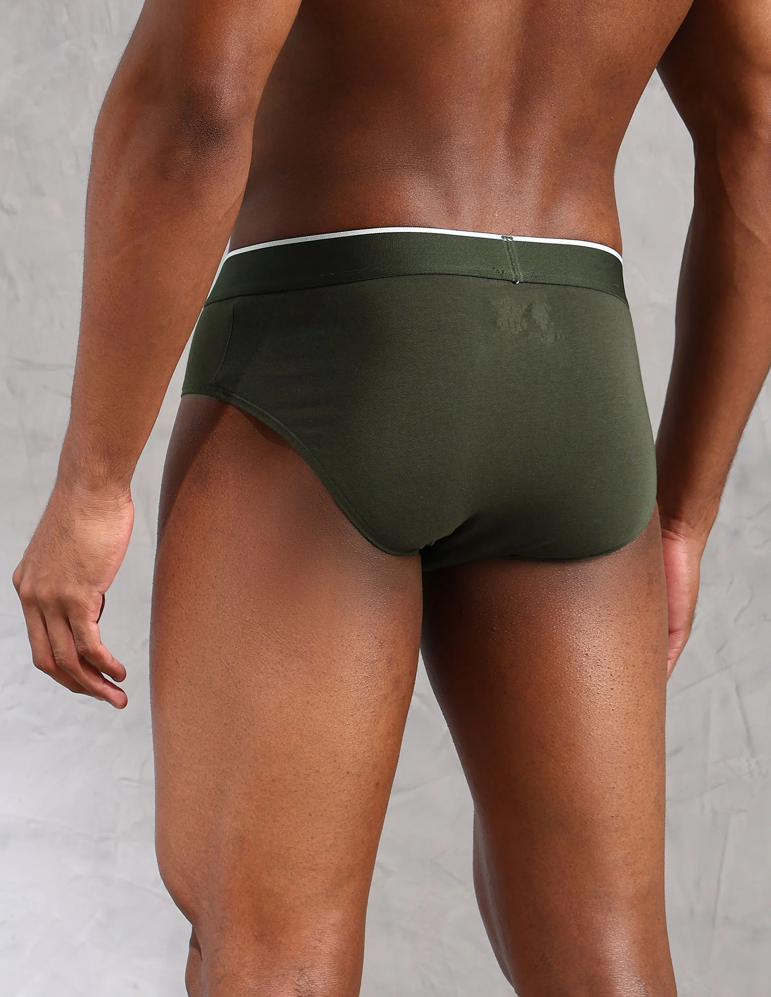 Elasticized Waist Solid EB004 Briefs - Pack Of 2 - Image 7