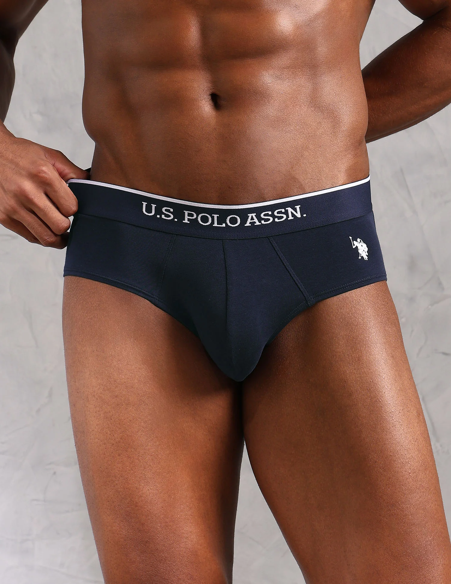 Elasticized Waist Solid EB004 Briefs - Pack Of 2 - Image 8