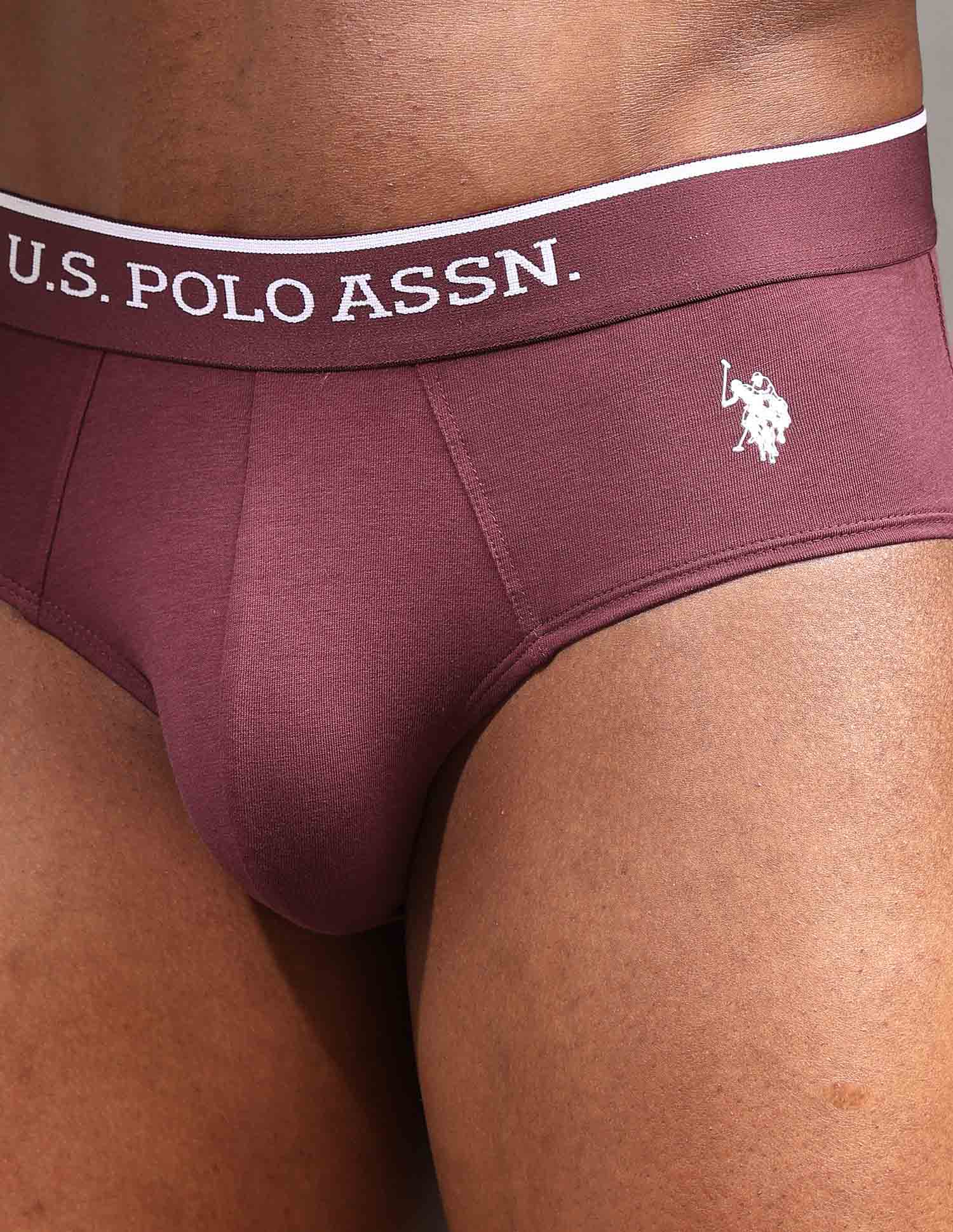 Elasticized Waist Solid EB004 Briefs - Pack Of 2 - Image 10