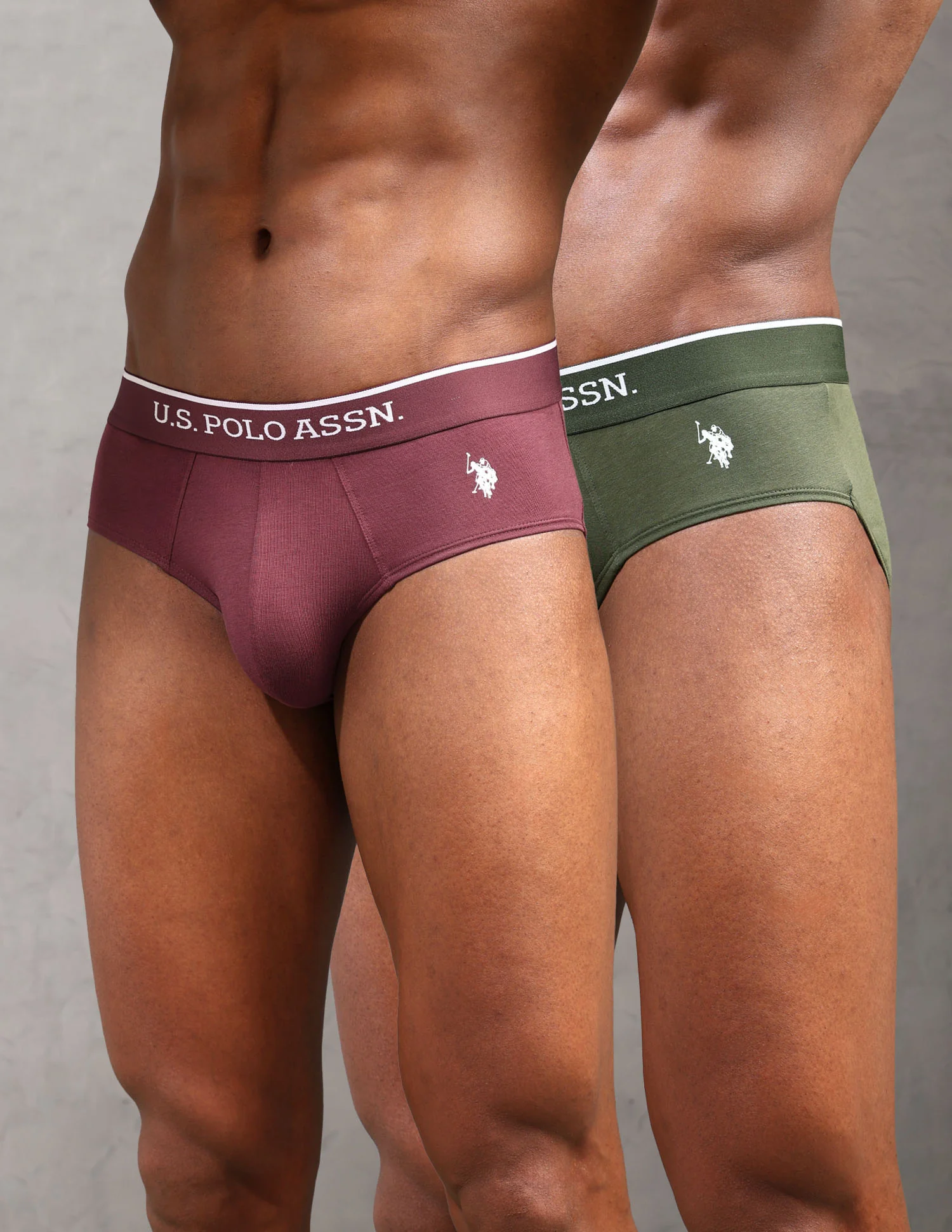 Elasticized Waist Solid EB004 Briefs - Pack Of 2 - Image 12
