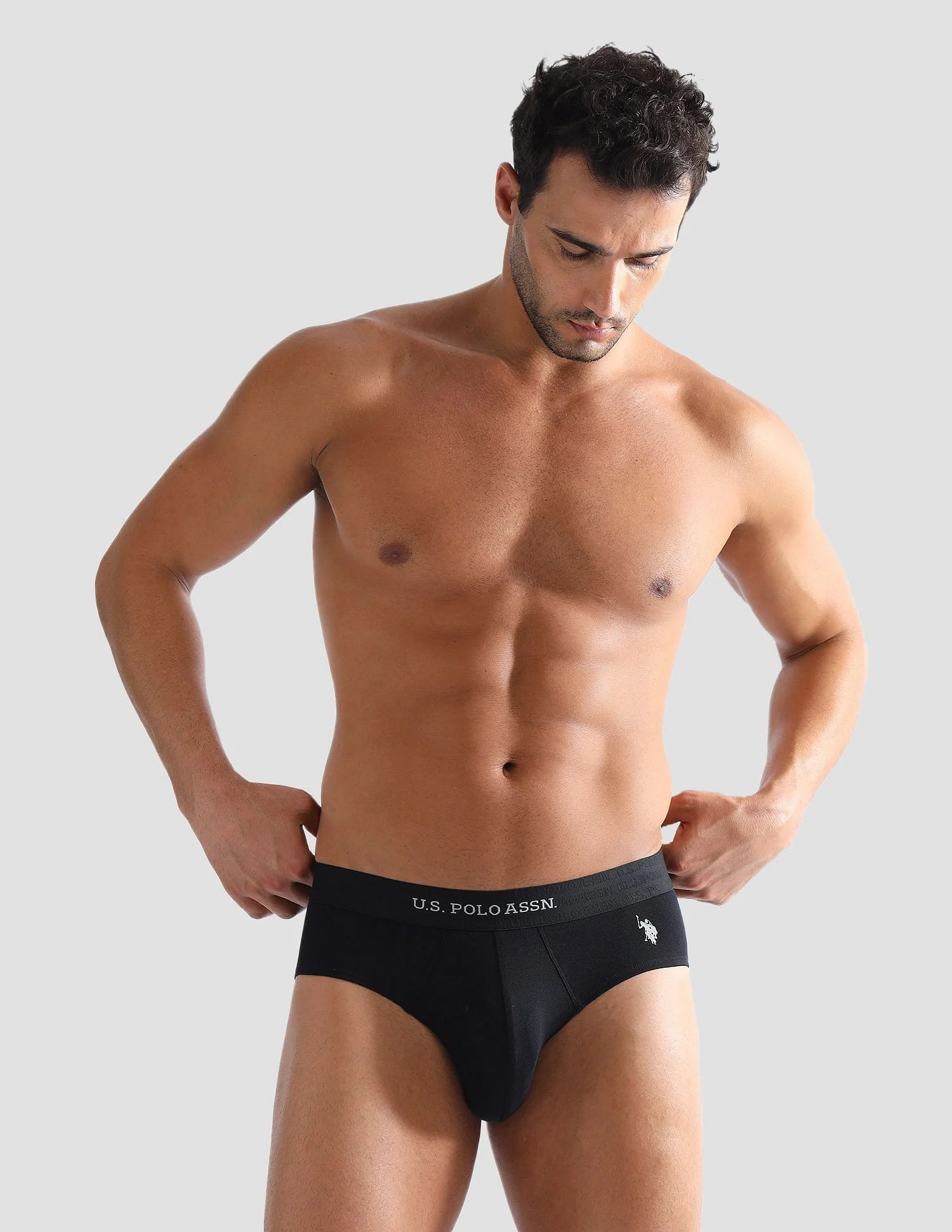 Elasticized Waist Solid EB006 Briefs - Pack of 1