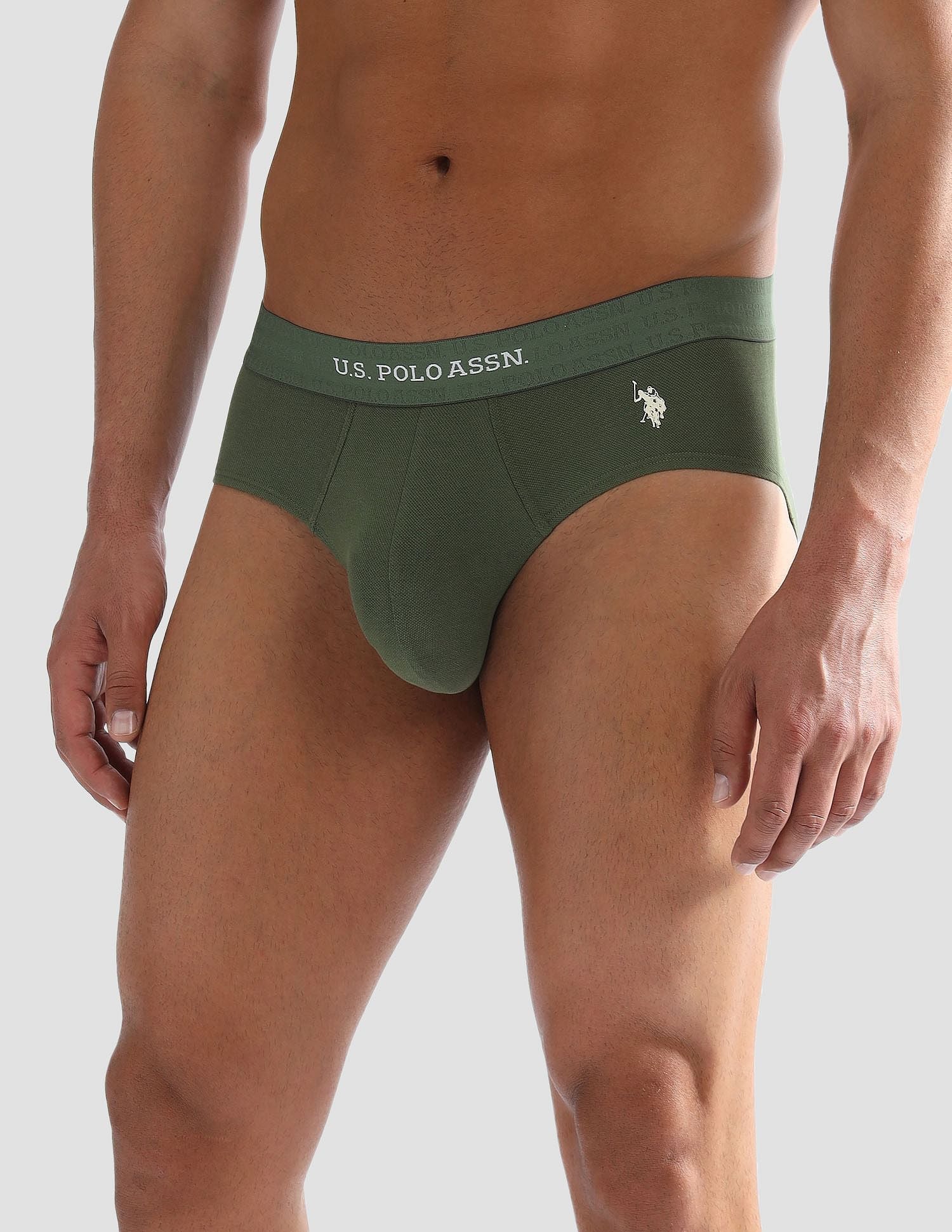 Elasticized Waist Solid EB006 Briefs - Pack of 1 - Image 4