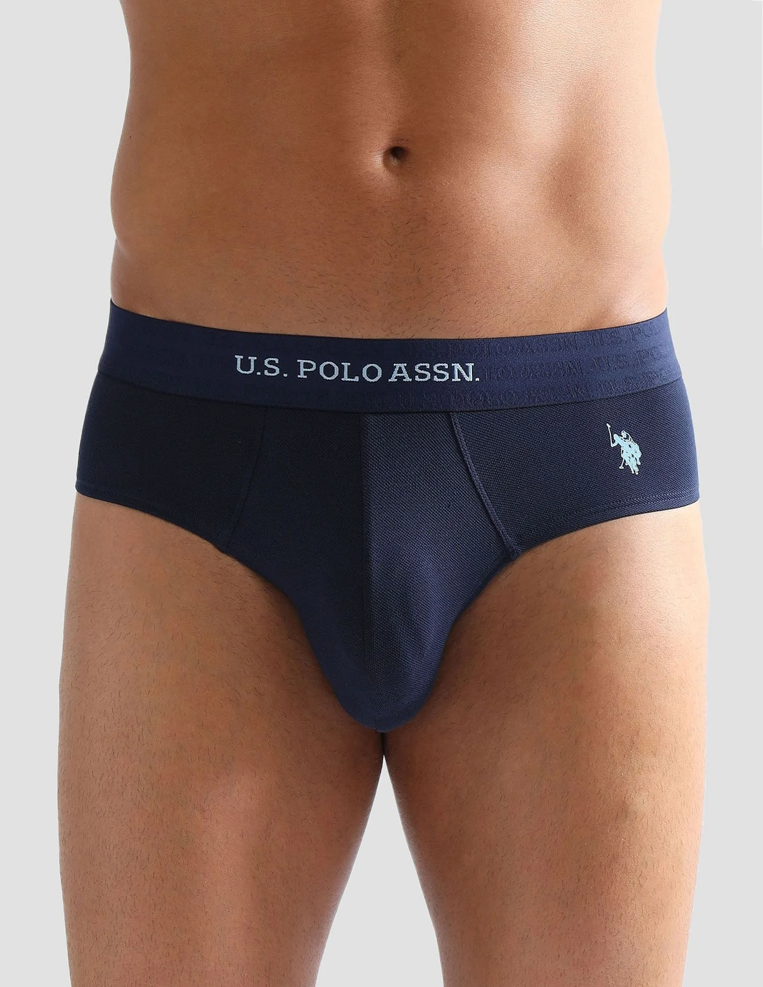 Elasticized Waist Solid EB006 Briefs - Pack of 1 - Image 6