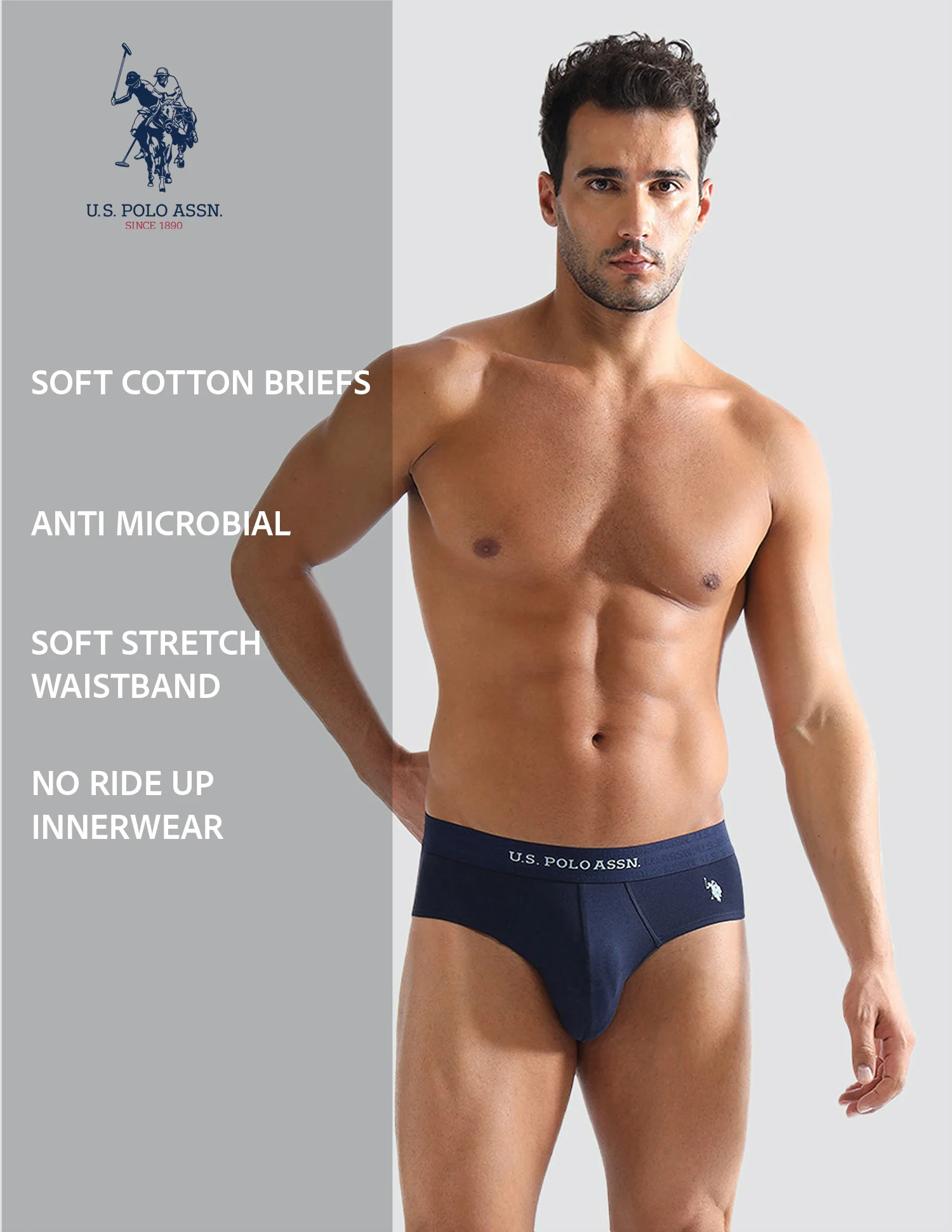 Elasticized Waist Solid EB006 Briefs - Pack of 1 - Image 8