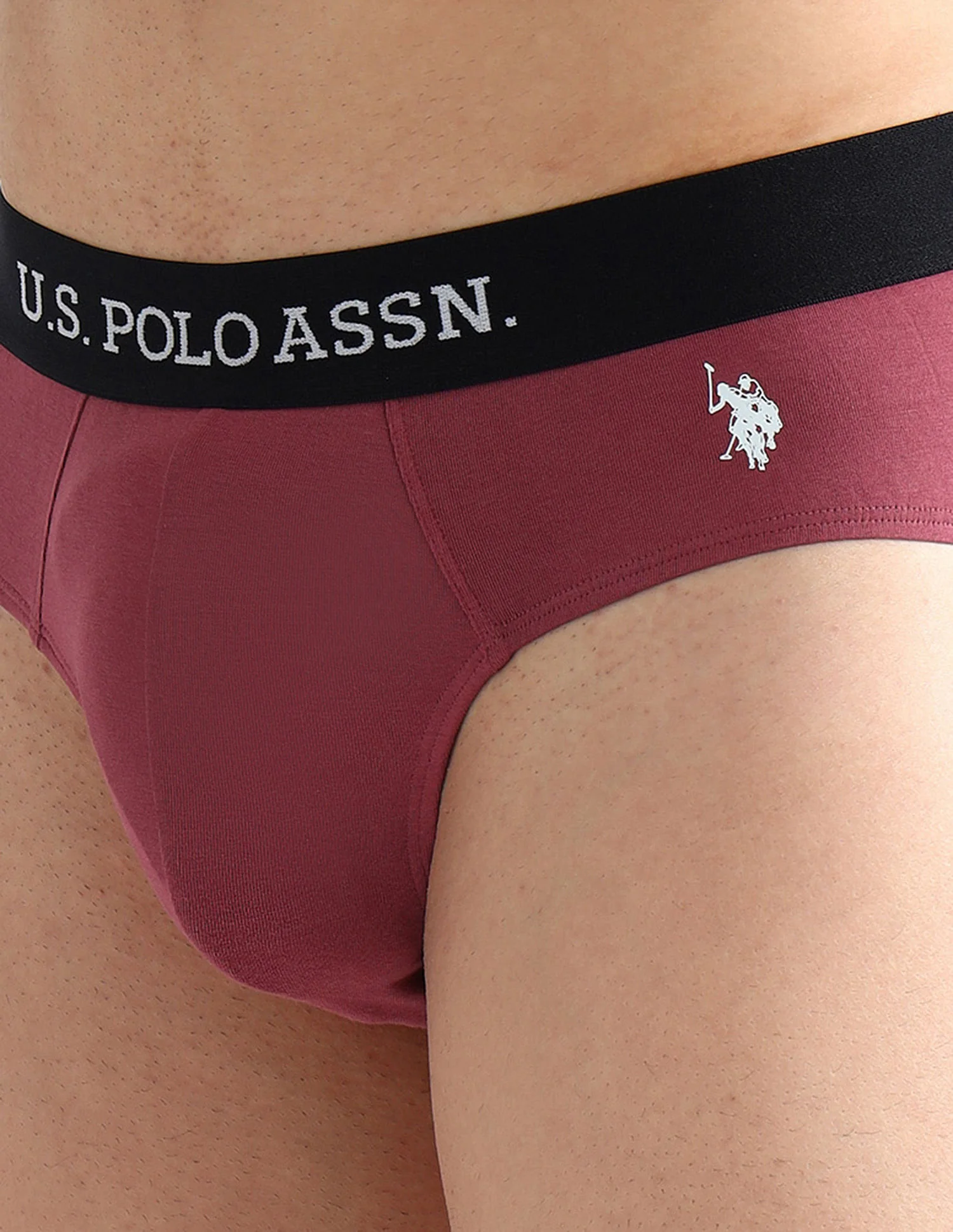 Elasticized Waist Solid OEB13 Briefs - Pack Of 3 - Image 10
