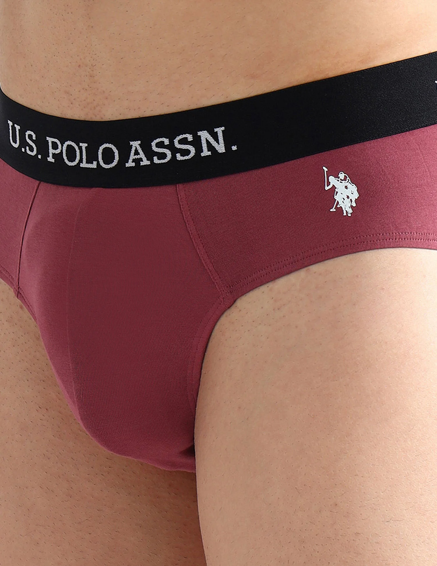 Elasticized Waist Solid OEB13 Briefs - Pack Of 3 - Image 11