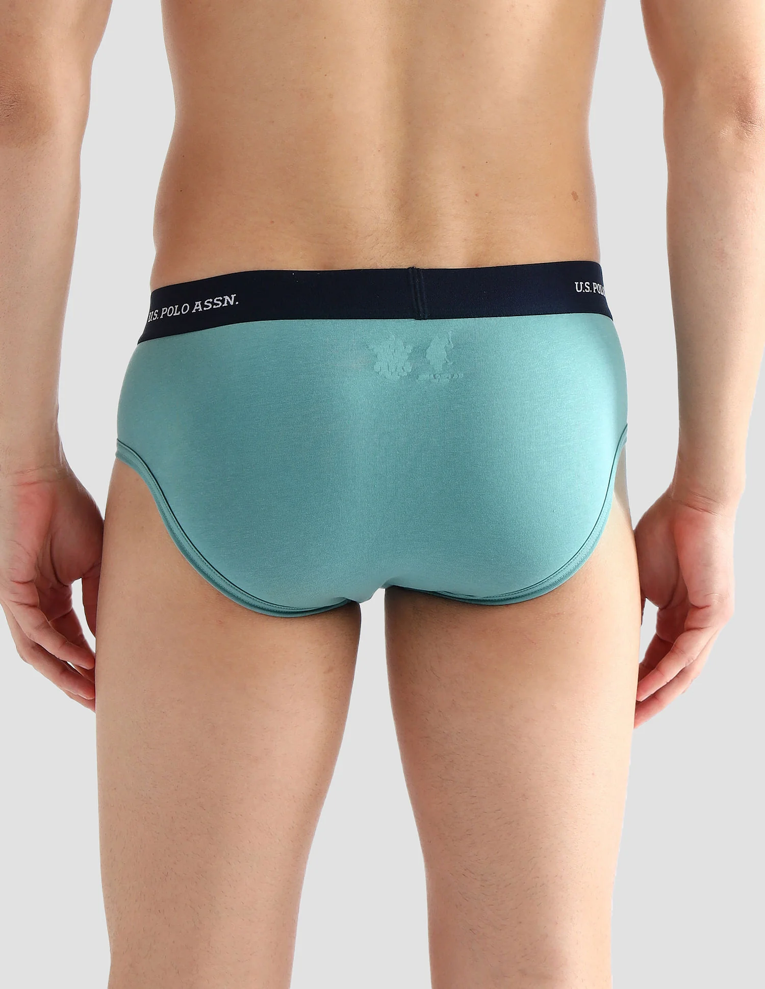 Elasticized Waist Solid OEB13 Briefs - Pack Of 3 - Image 8