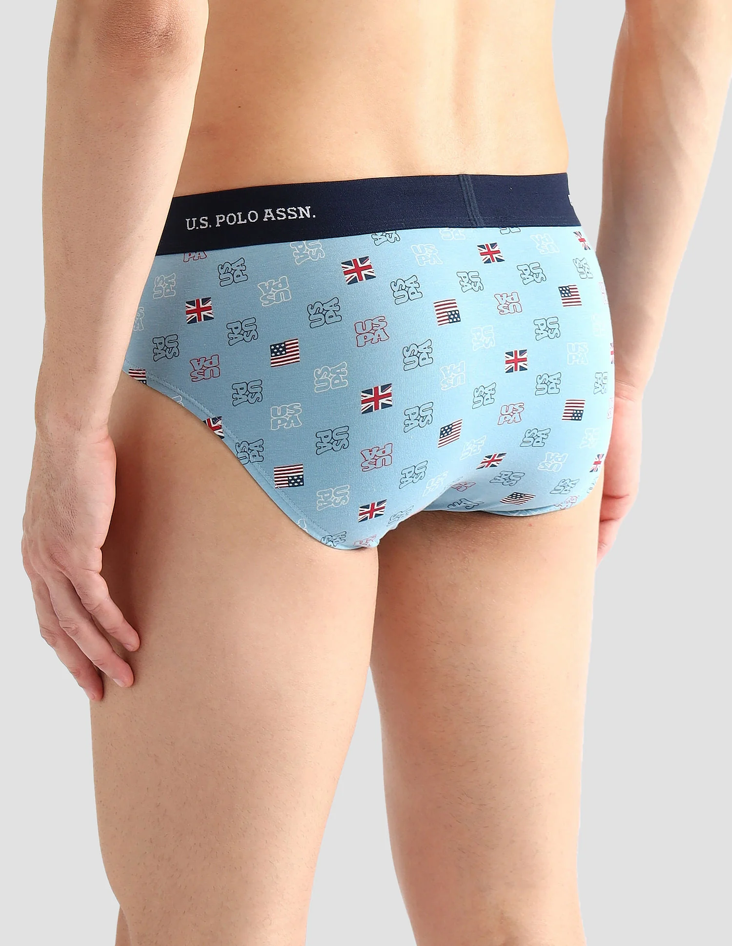 Elasticized Waist Solid OEB14 Briefs - Pack Of 3 - Image 8