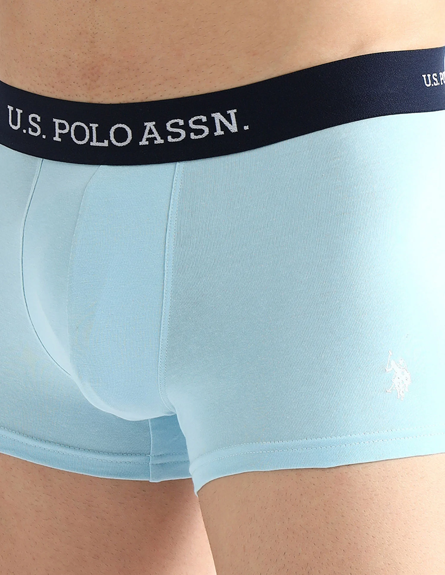 Elasticized Waist Solid OET13 Trunks - Pack Of 3 - Image 10