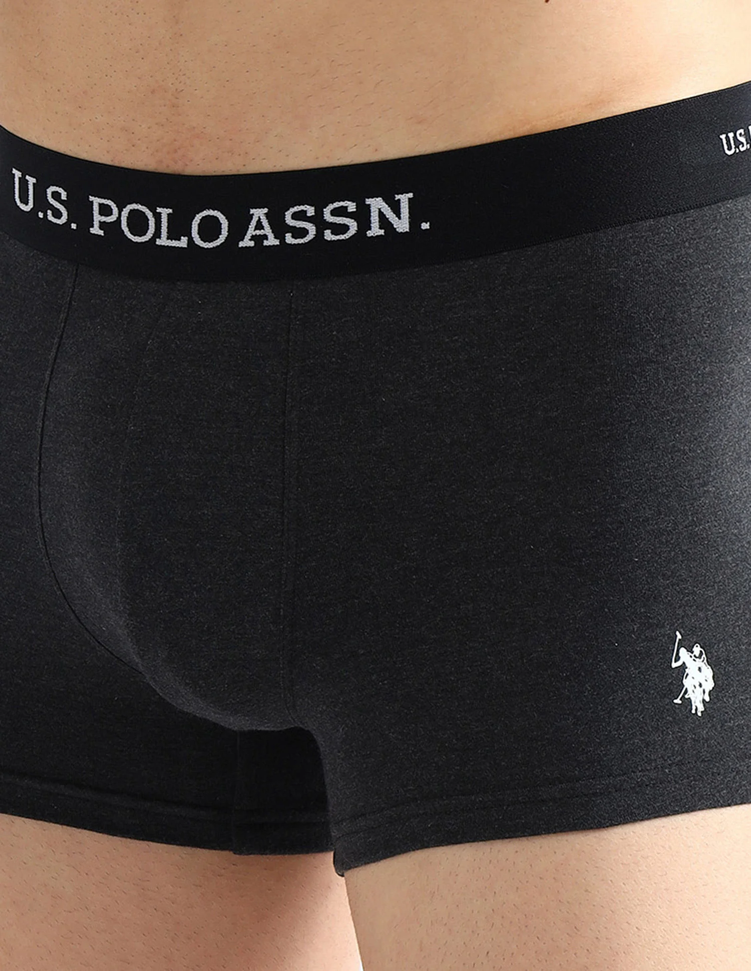 Elasticized Waist Solid OET13 Trunks - Pack Of 3 - Image 9