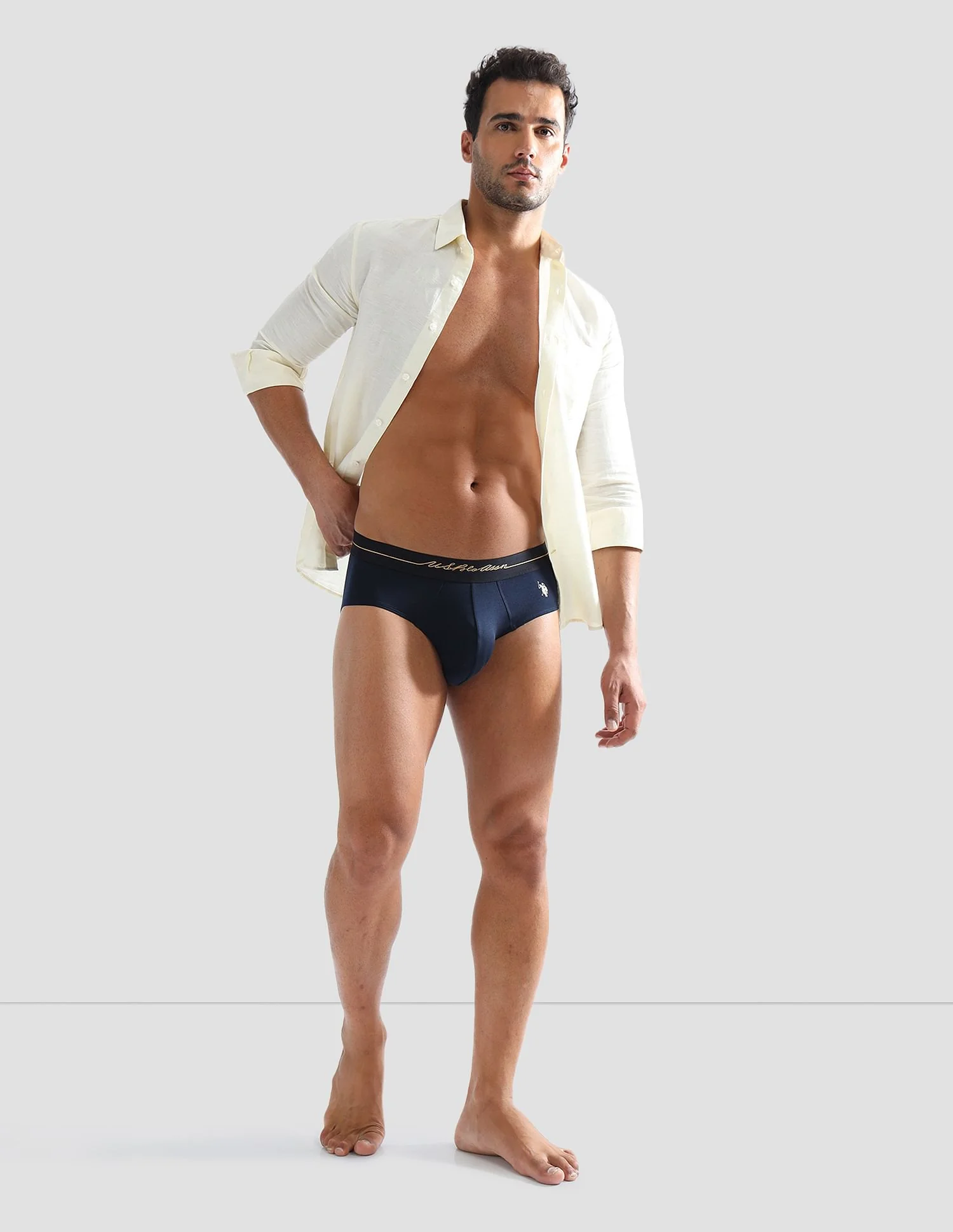 Elasticized Waist Solid PB004 Briefs - Pack of 1 - Image 3