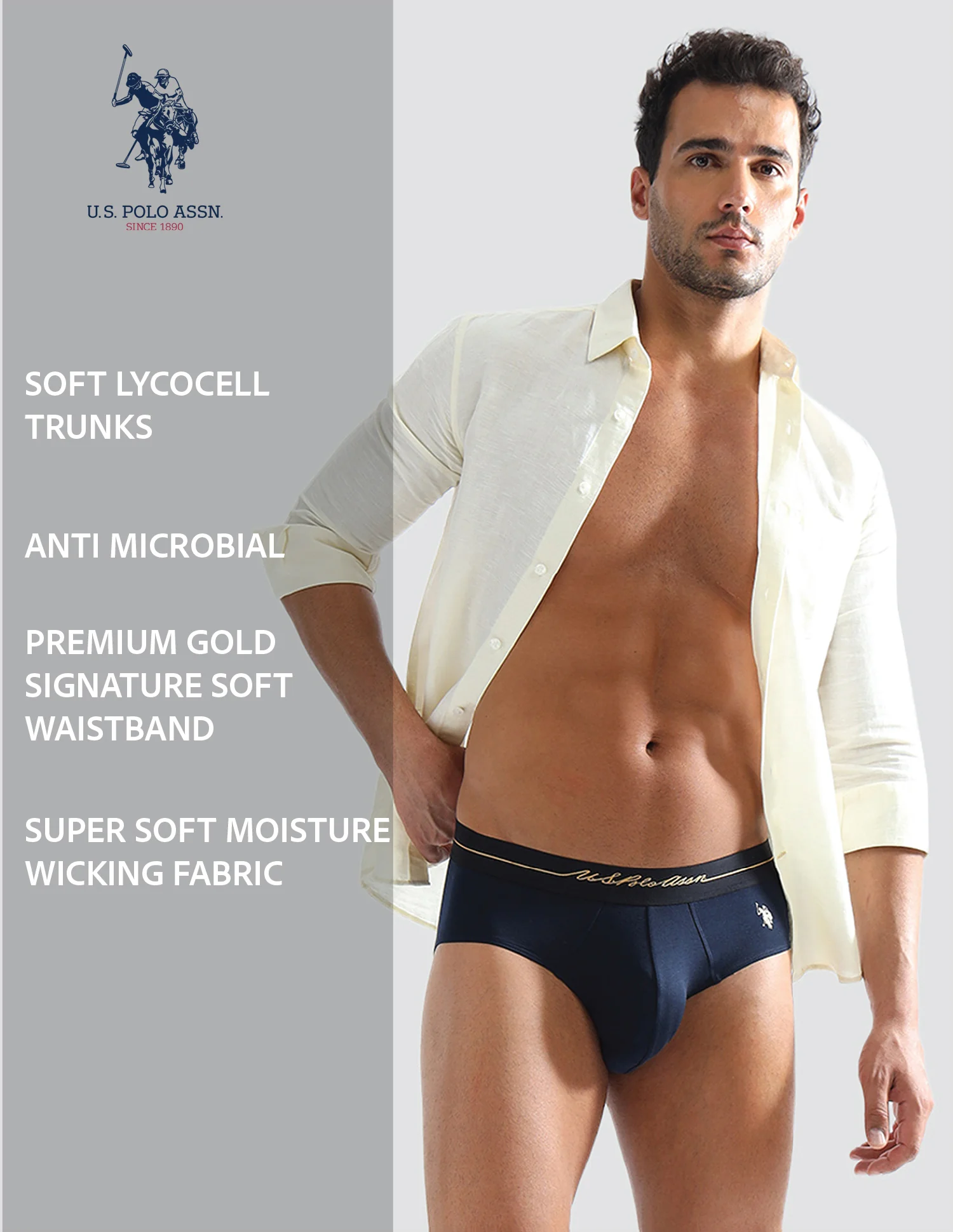 Elasticized Waist Solid PB004 Briefs - Pack of 1 - Image 8