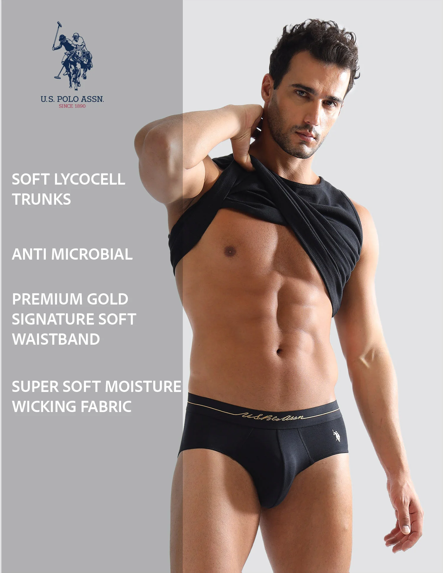 Elasticized Waist Solid PB004 Briefs - Pack of 1 - Image 8