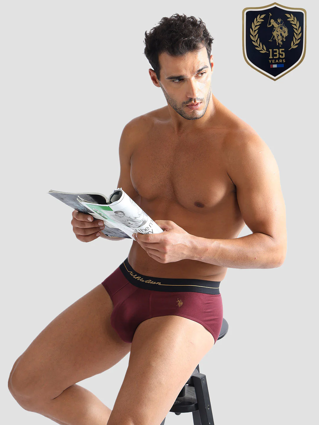 Elasticized Waist Solid PB004 Briefs - Pack of 1