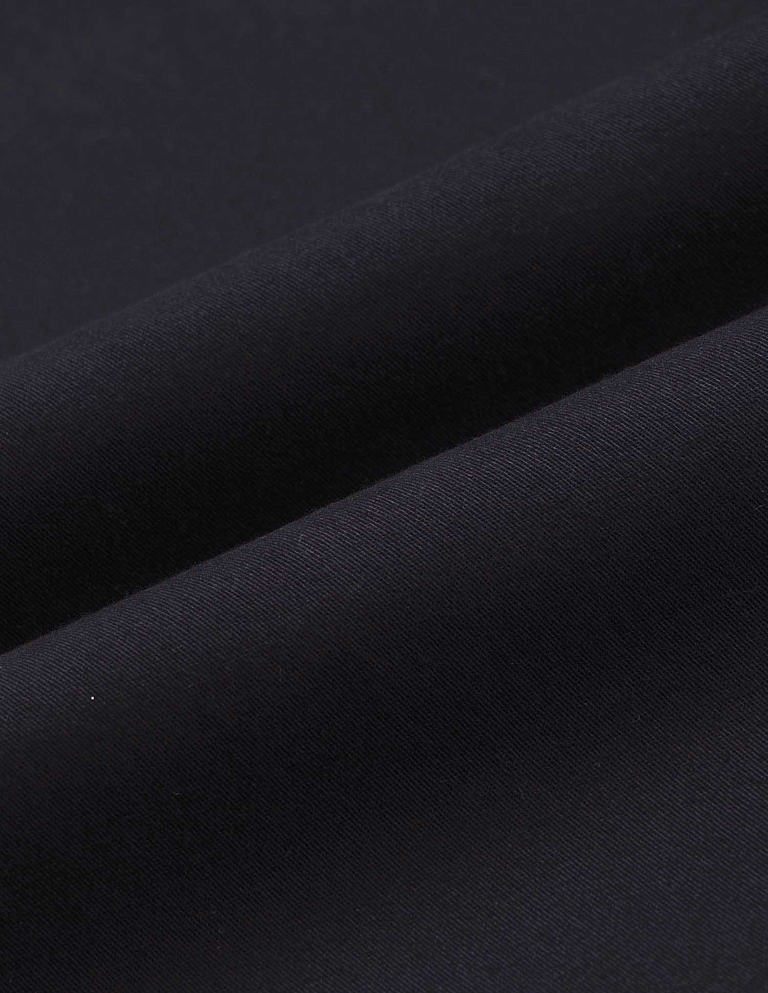 Elasticized Waist Straight Fit Trousers - Image 2