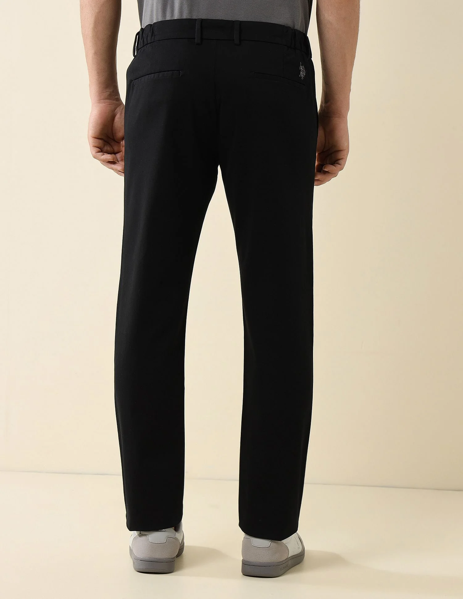 Elasticized Waist Super Slim Fit Trousers - Image 5