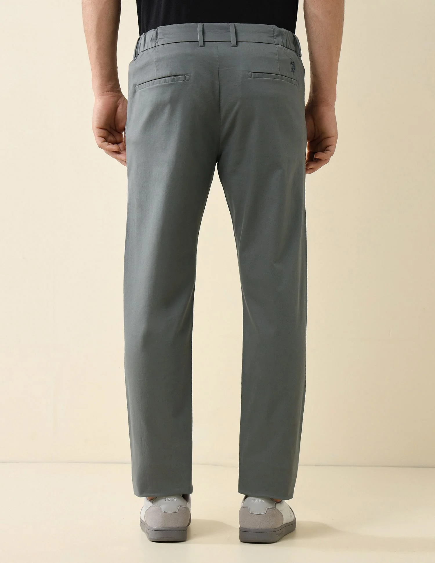 Elasticized Waist Super Slim Fit Trousers - Image 5