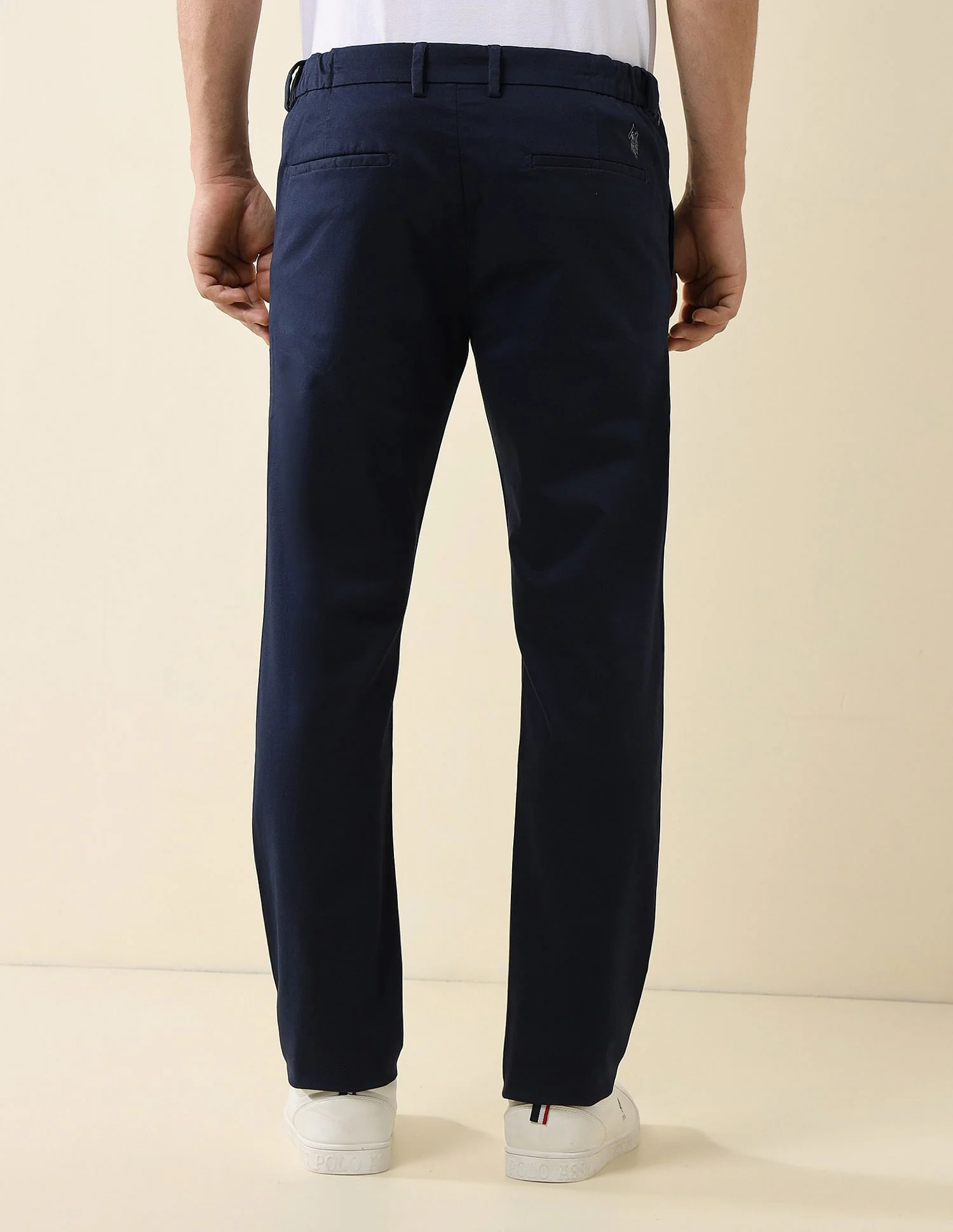 Elasticized Waist Super Slim Fit Trousers - Image 5