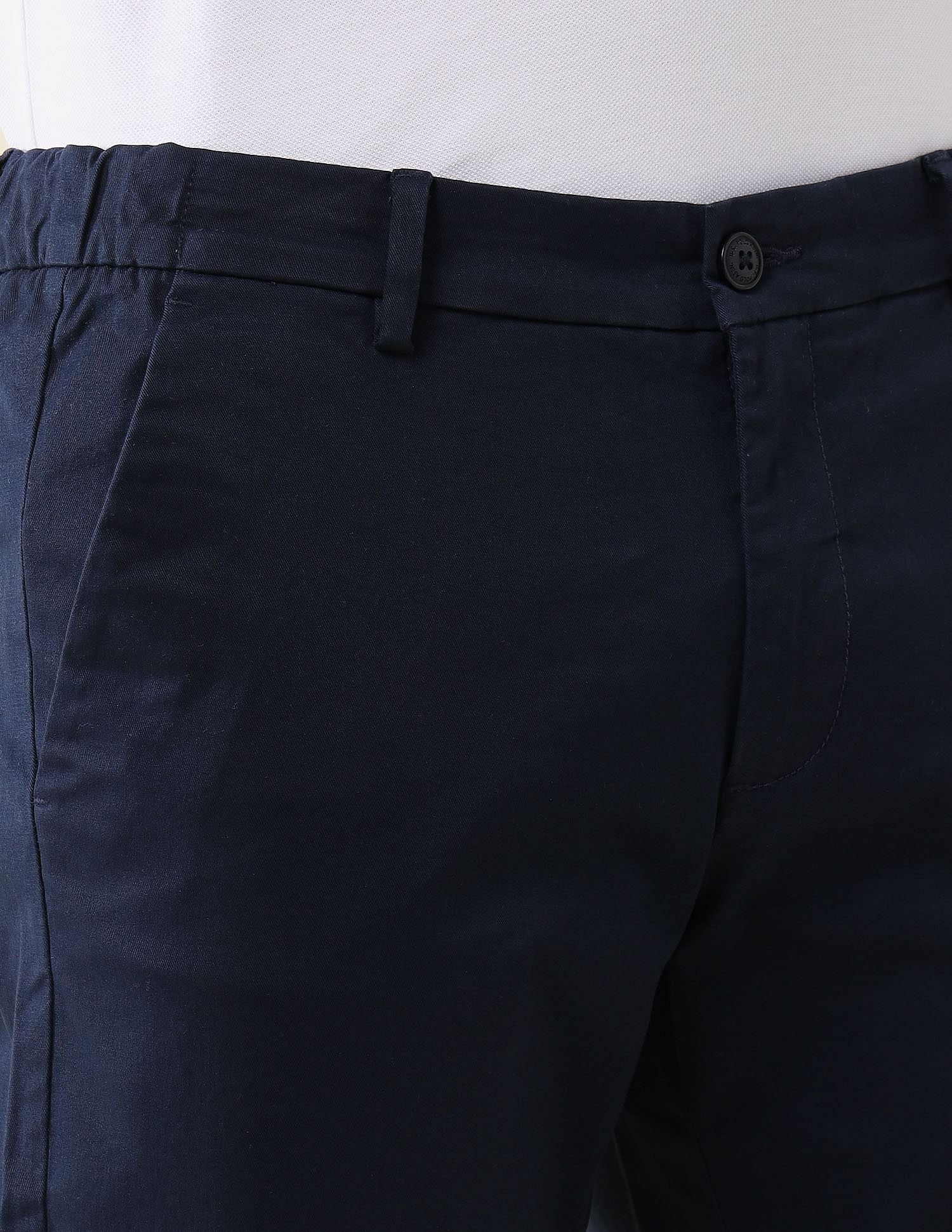 Elasticized Waist Super Slim Fit Trousers - Image 7