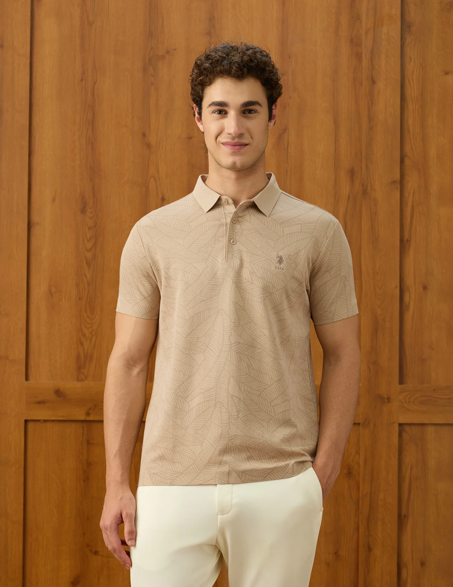 Elvenado Tropical Printed Polo Shirt - Image 6