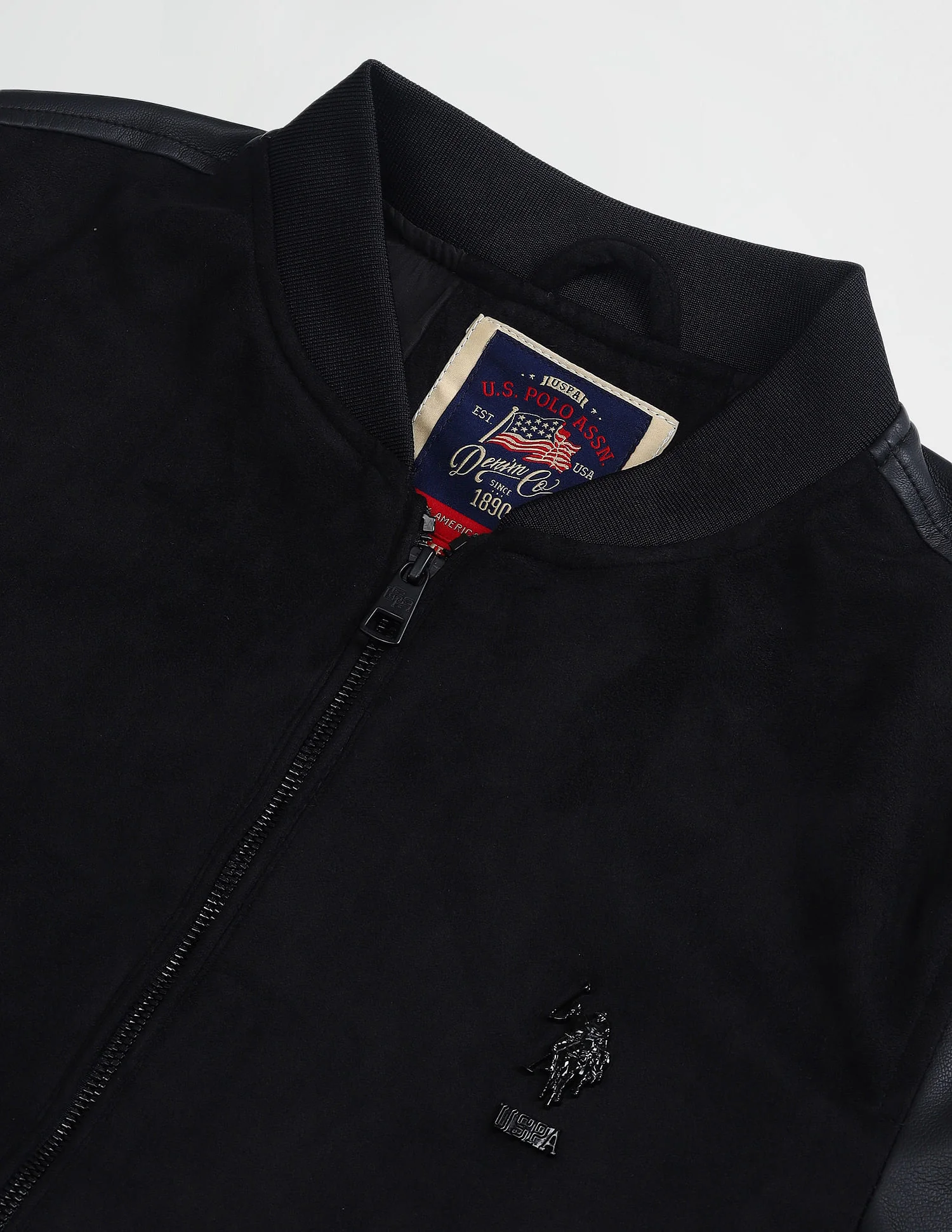 Embossed Branded Bomber Jacket - Image 2