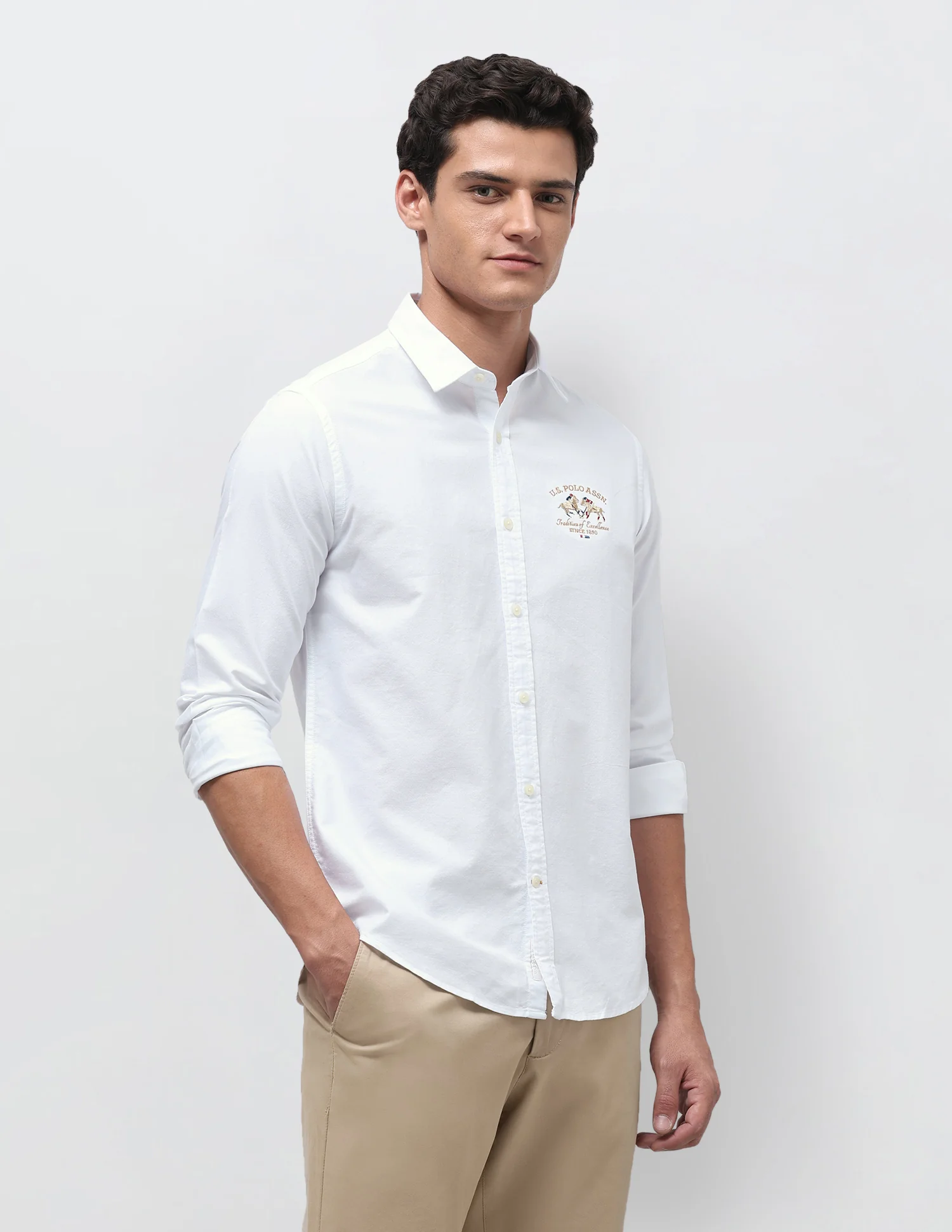 Embroidered Regular Fit Shirt - Image 4