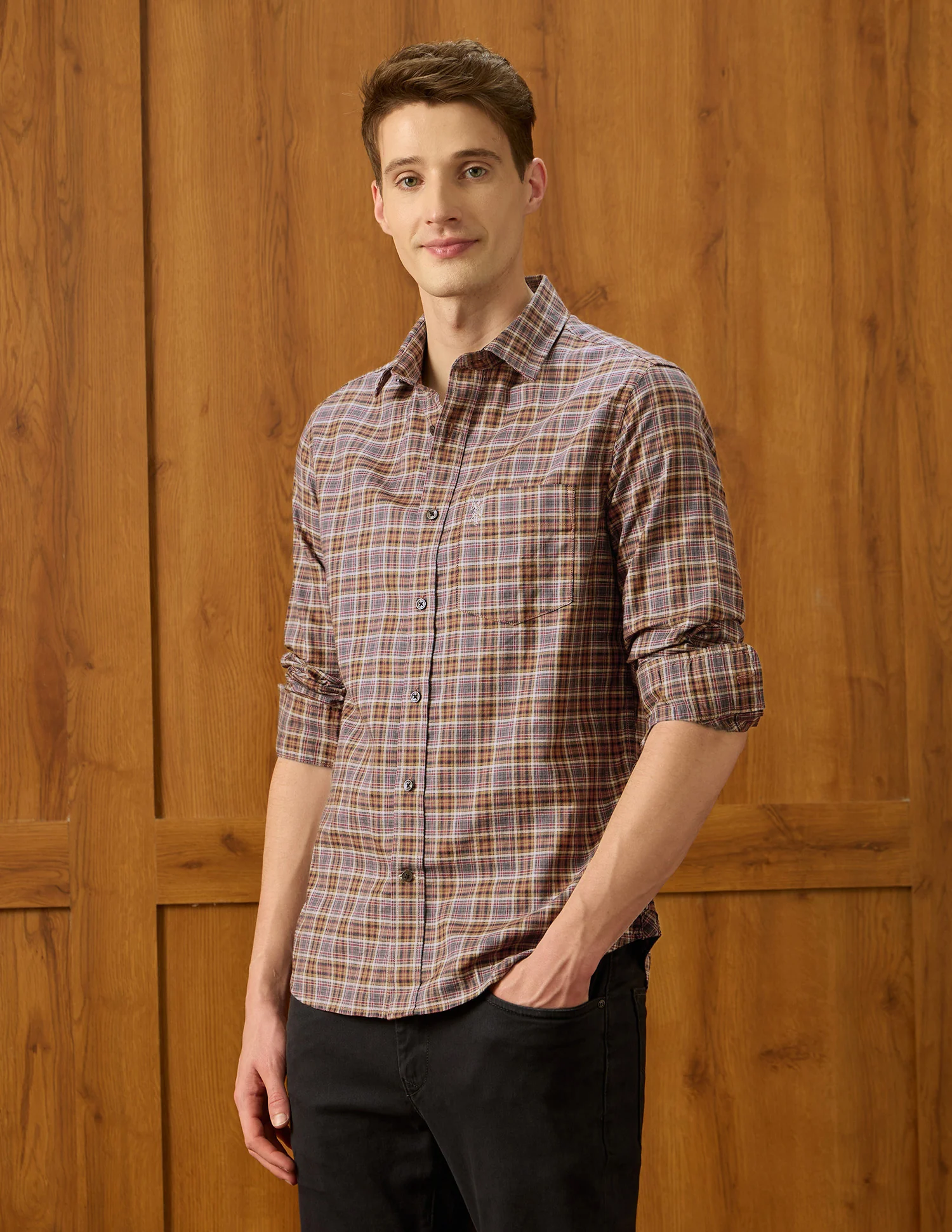 Equestrian Sports Elevnado Plaid Checked Shirt - Image 4