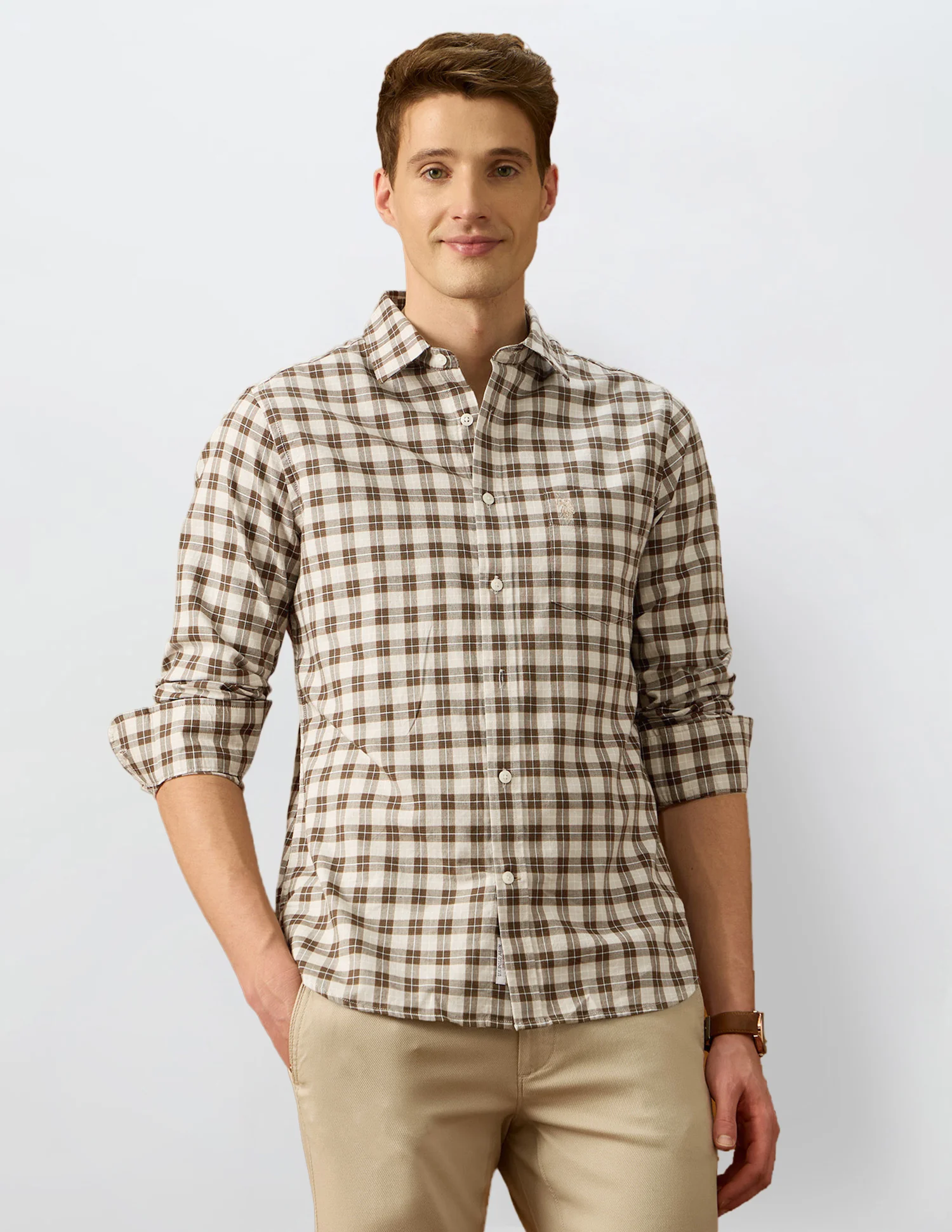 Equestrian Sports @ Elevnado Plaid Checked Shirt