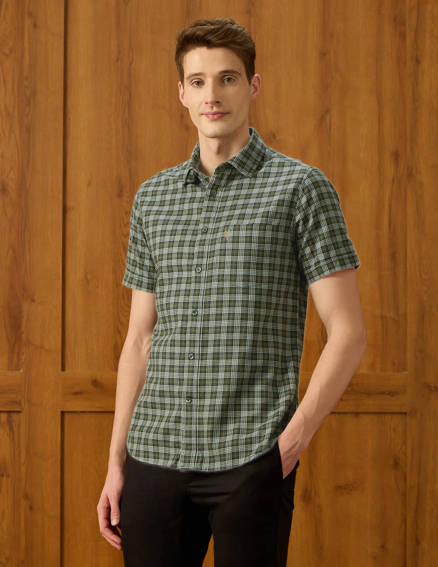 Equestrian Sports @ Elevnado Plaid Checked Shirt - Image 4