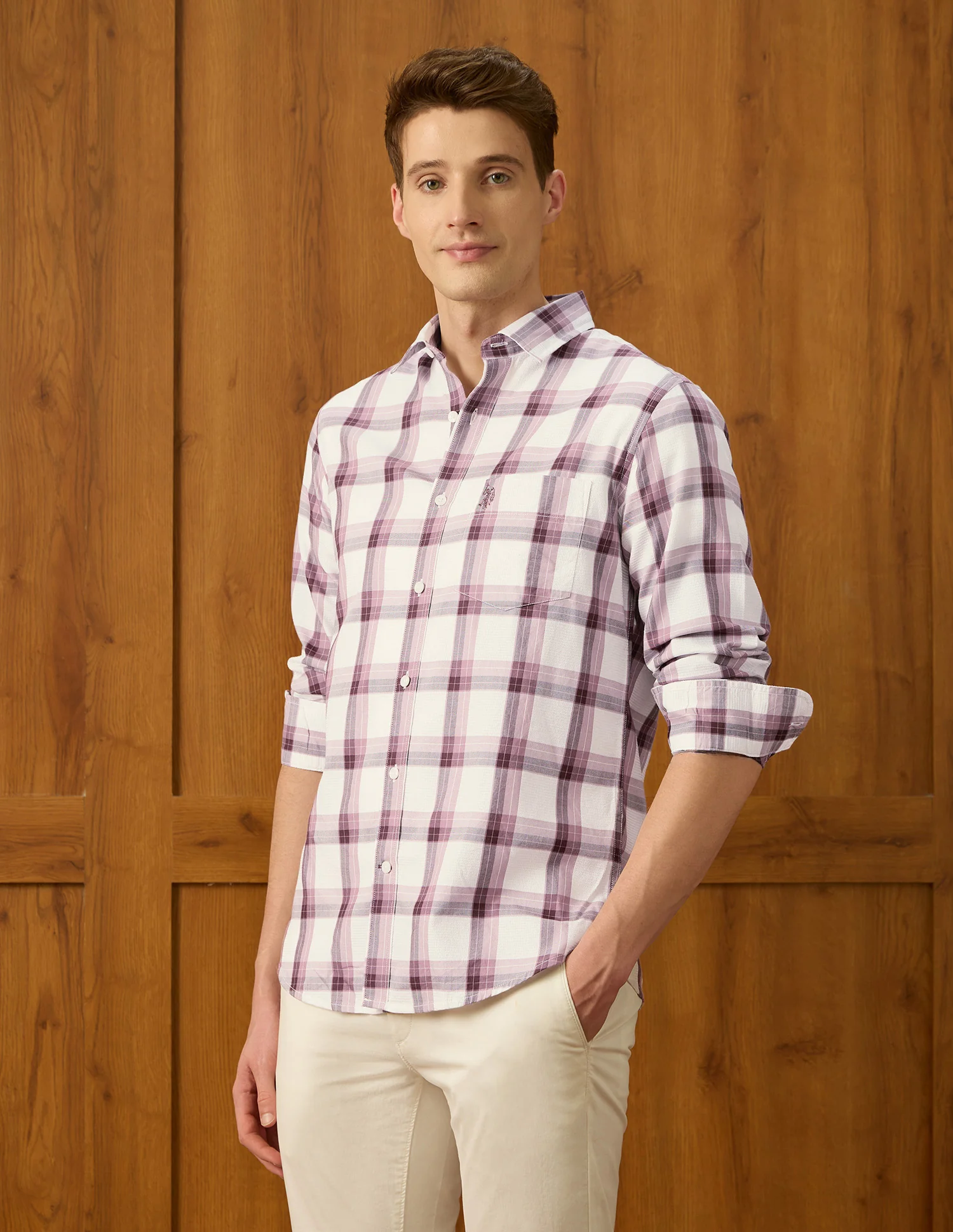 Equestrian Sports @ Elevnado Tartan Checked Shirt - Image 4