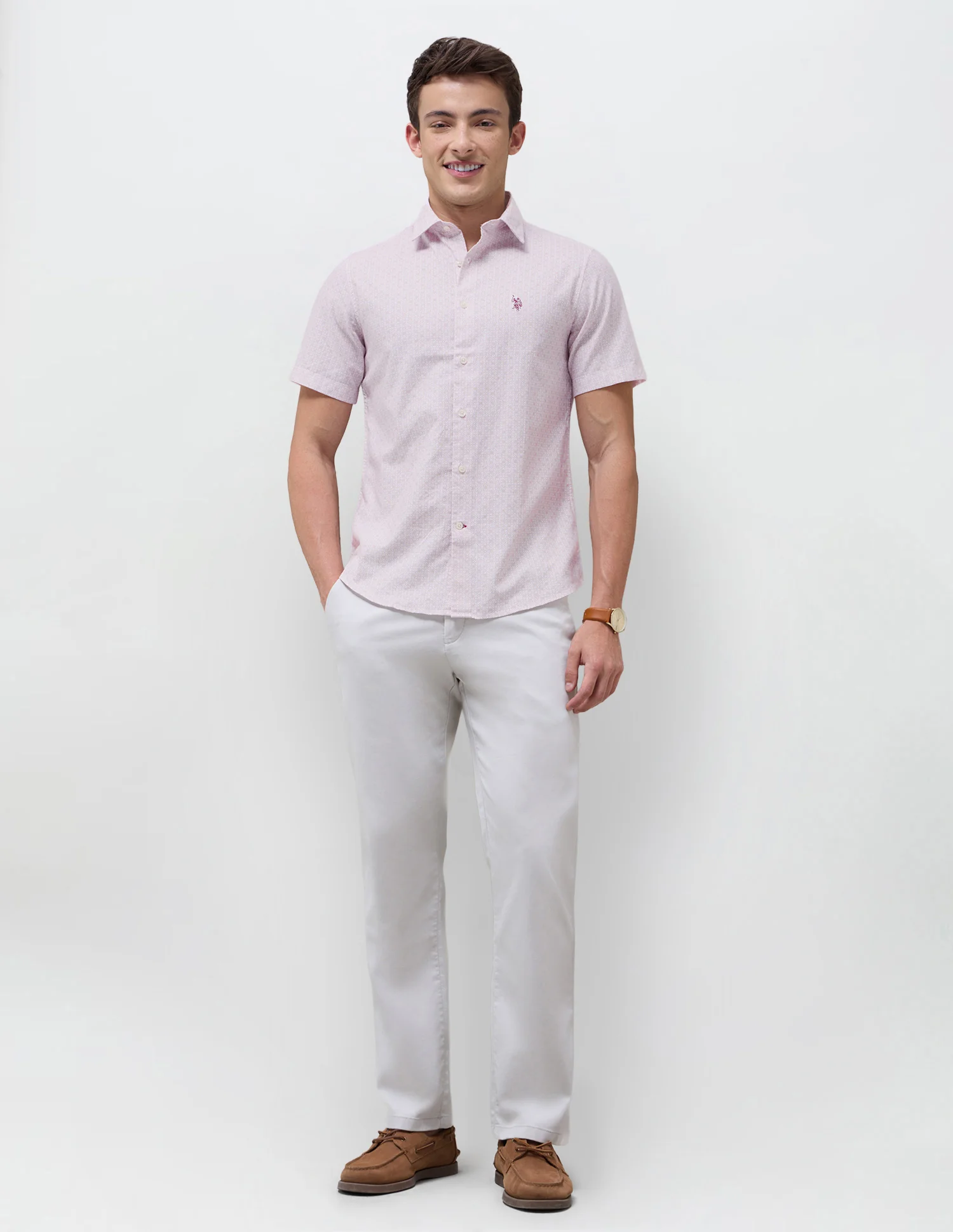 Floral Geometric Regular Fit Shirt - Image 3