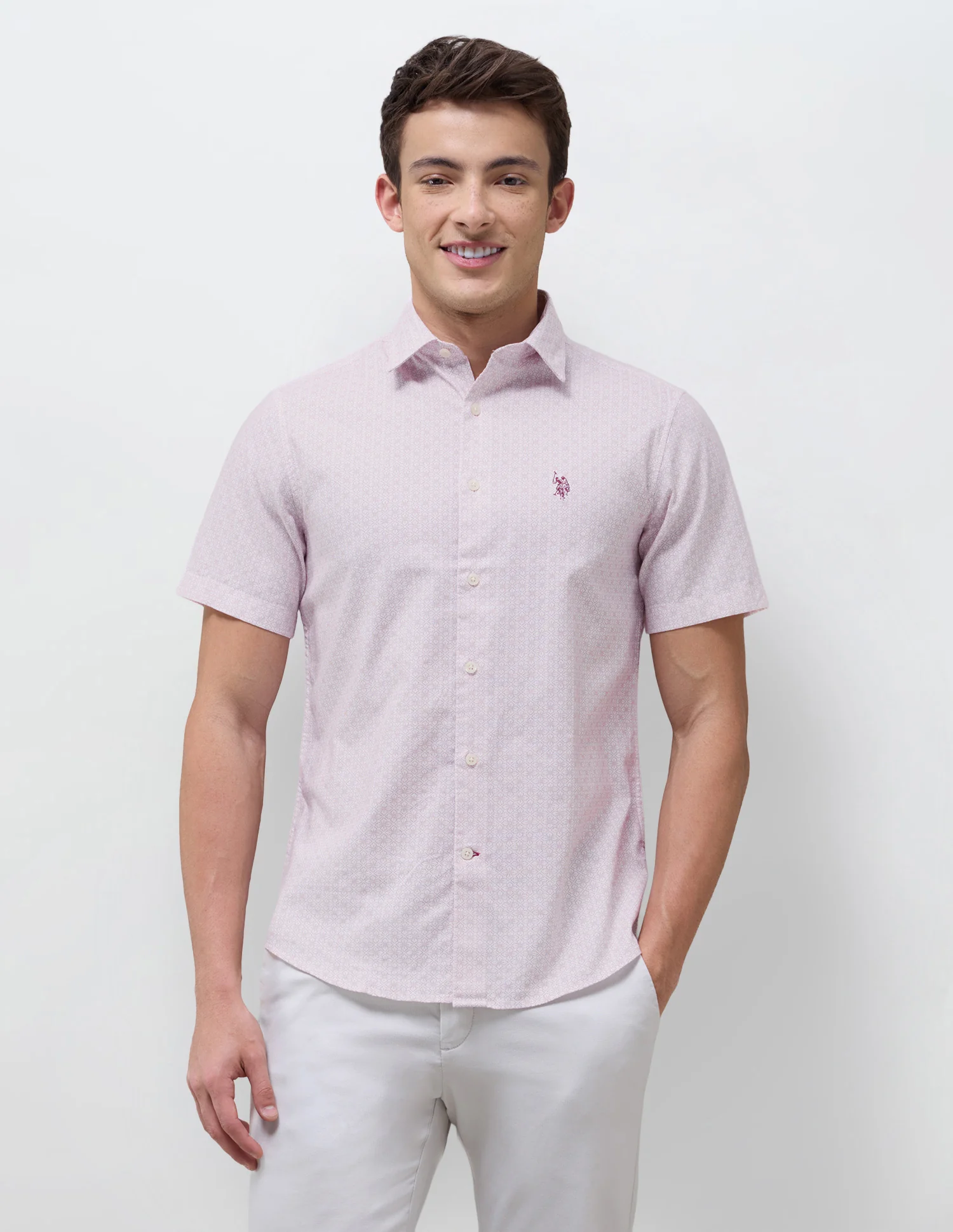 Floral Geometric Regular Fit Shirt - Image 6