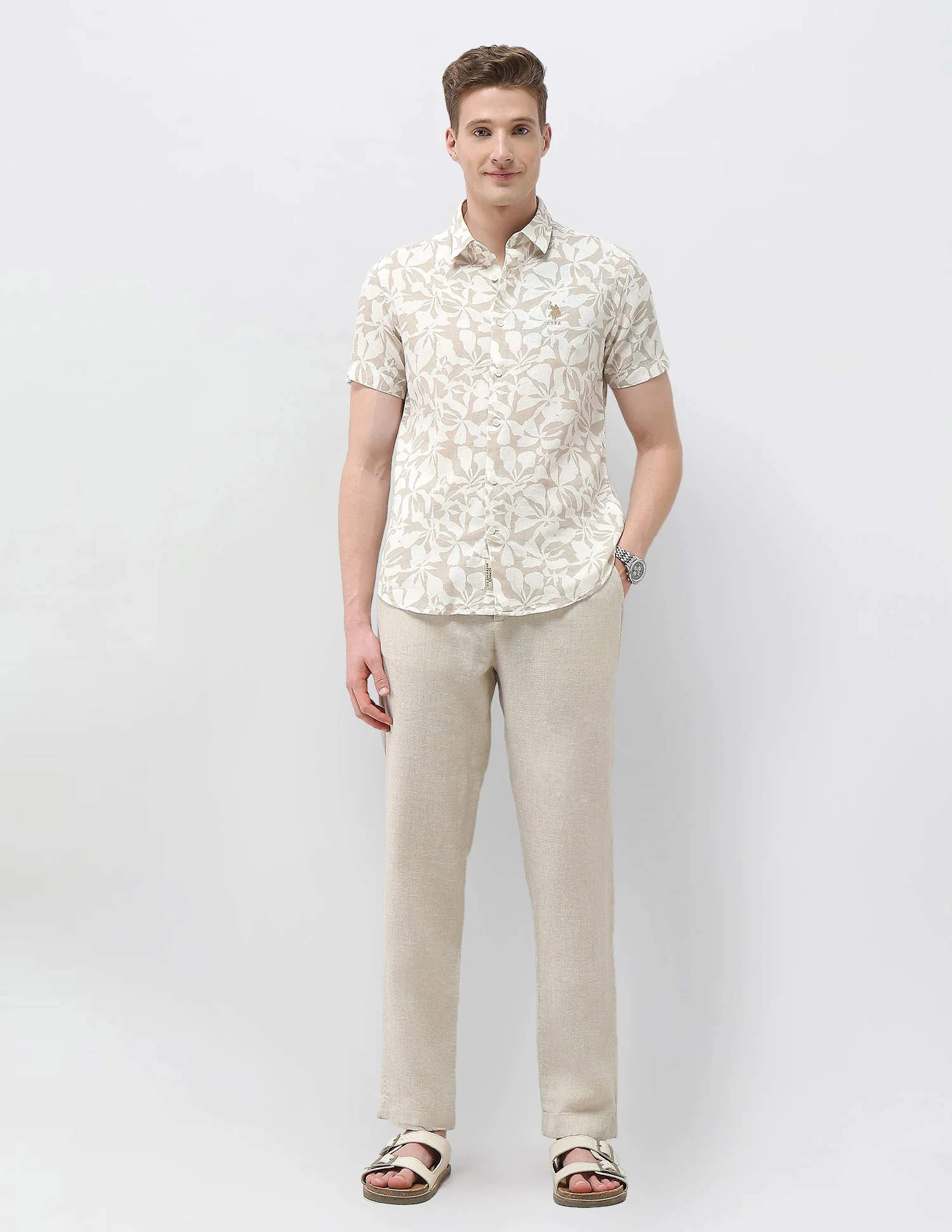 Floral Printed Motel On The Coast Shirt - Image 3