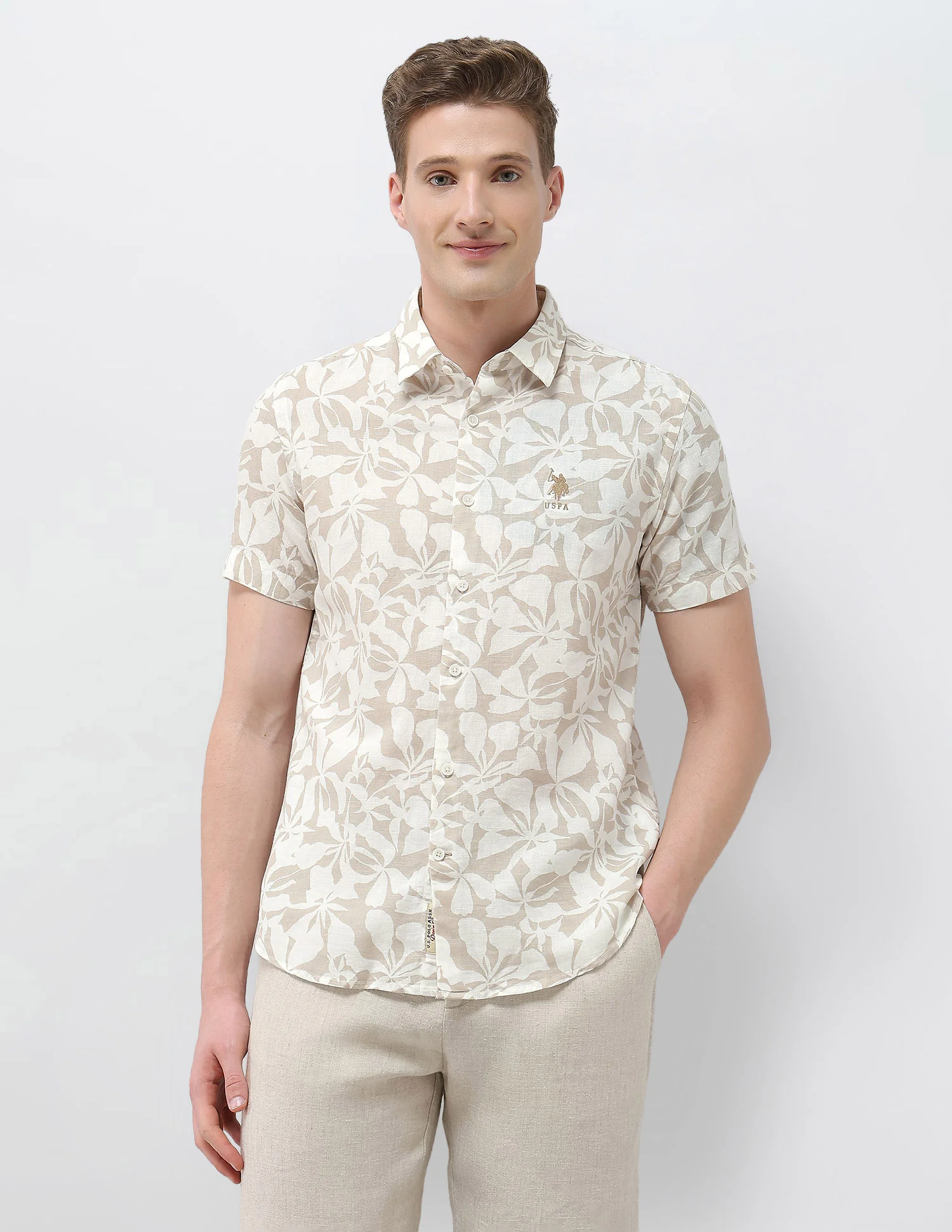 Floral Printed Motel On The Coast Shirt - Image 6