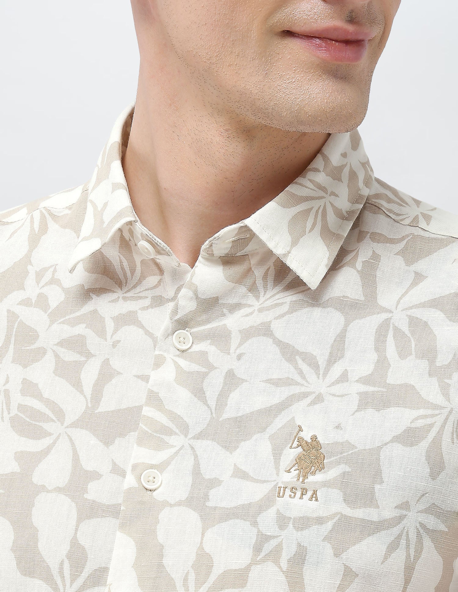 Floral Printed Motel On The Coast Shirt - Image 7