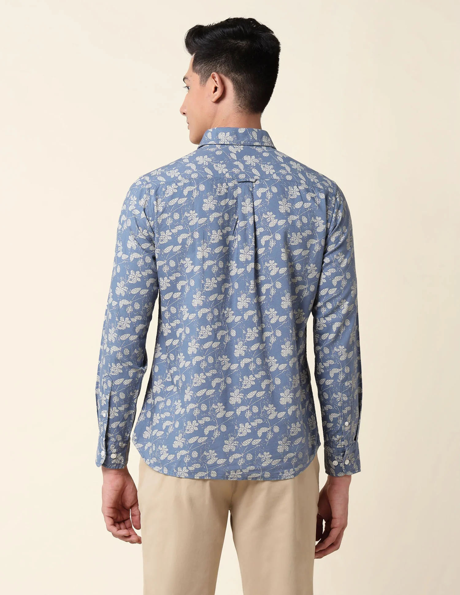 Floral Printed Oxford Shirt - Image 5