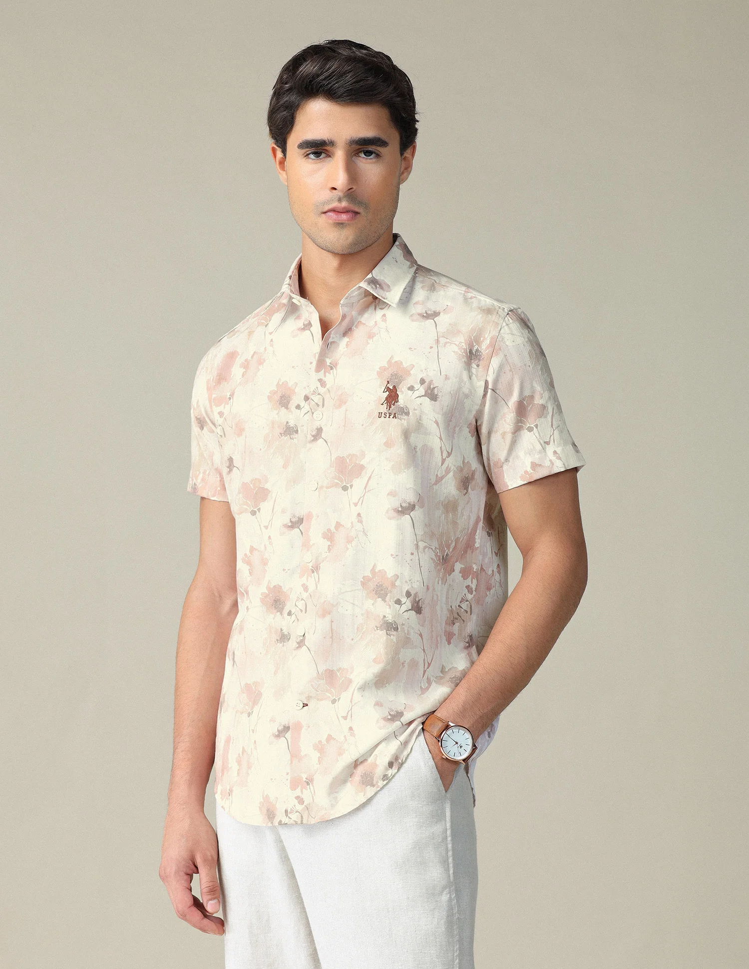 Floral Printed Pure Cotton Shirt - Image 4