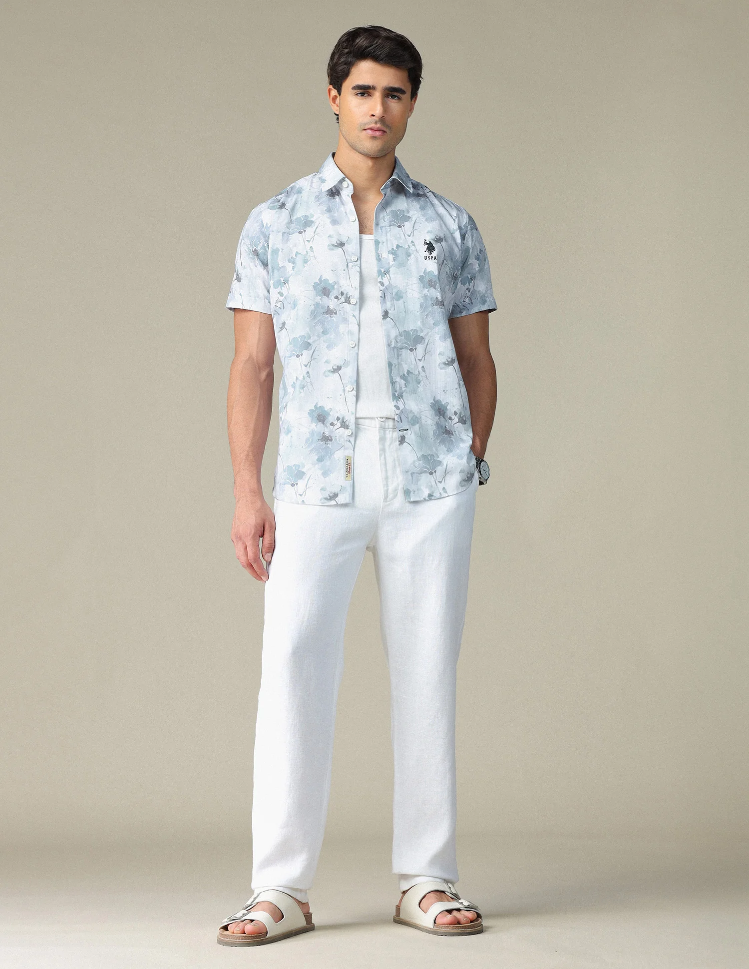Floral Printed Pure Cotton Shirt - Image 3