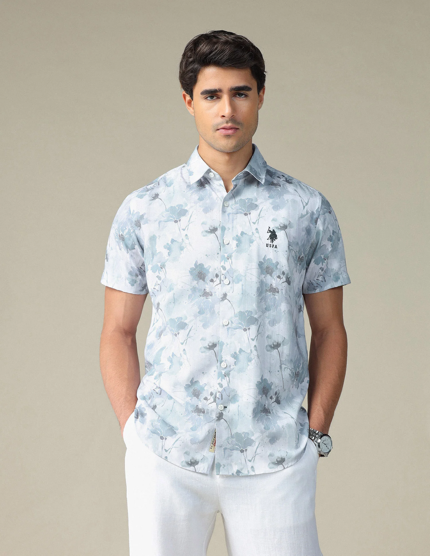 Floral Printed Pure Cotton Shirt - Image 6