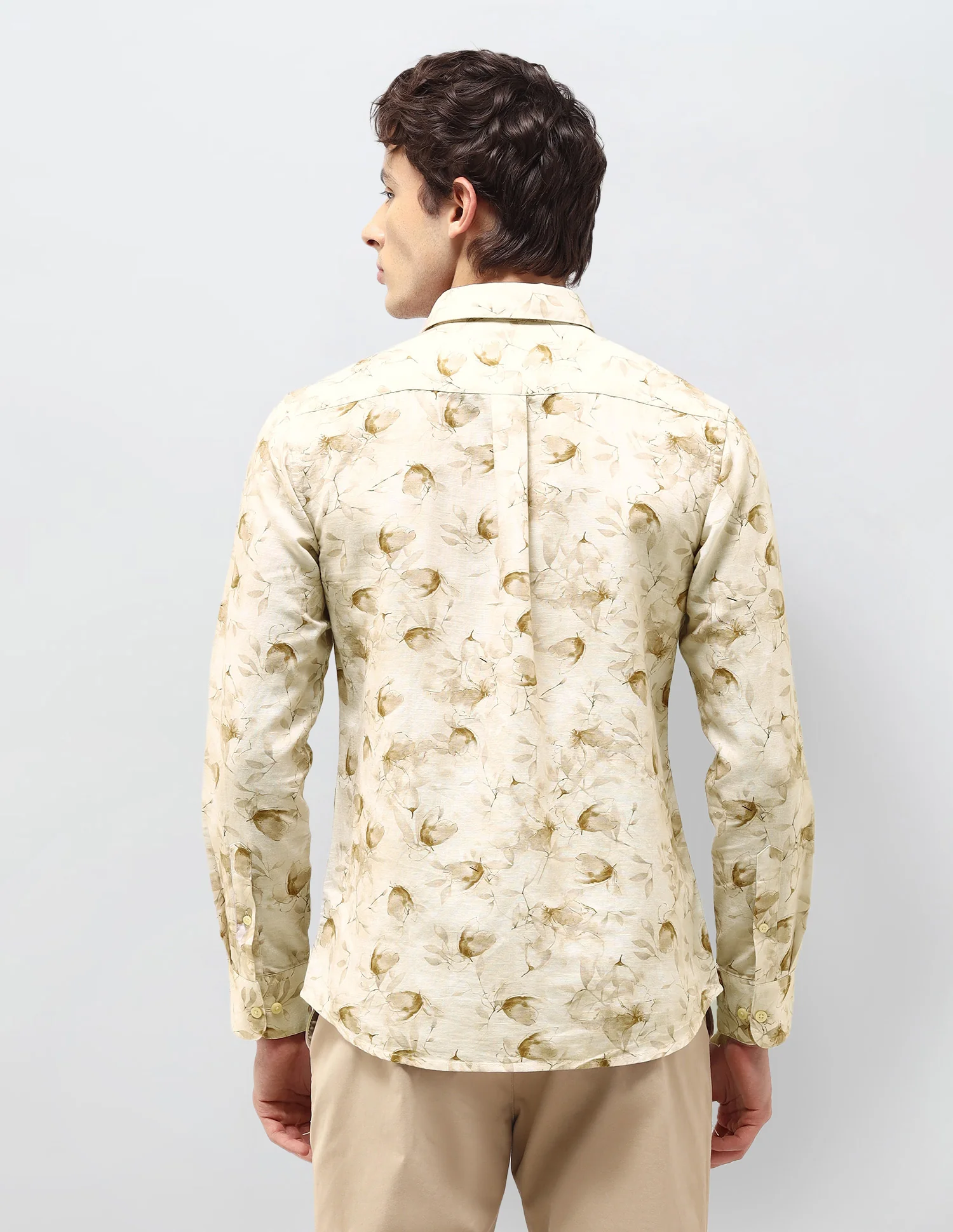 Floral Printed Regular Fit Shirt - Image 5